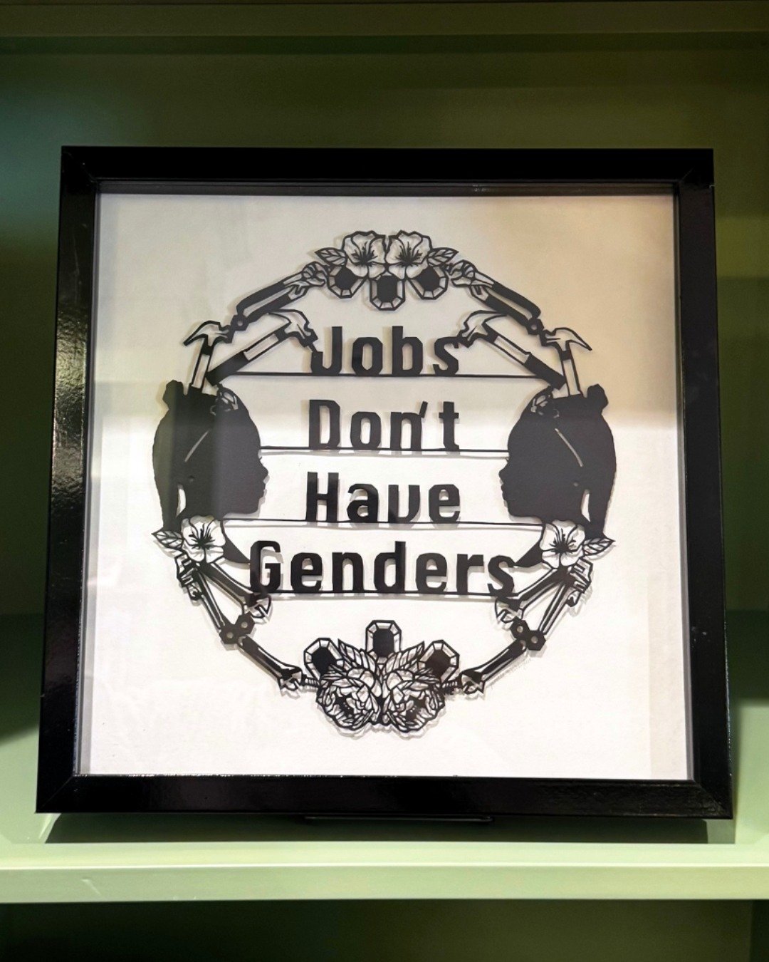 Jobs Don't Have Genders 🛠️

For generations, women and gender-expansive people have been told which roles they can or can&rsquo;t hold. This piece by DC-based illustrator Janelle Washington (WashingtonCuts) boldly rejects those limitations and affir