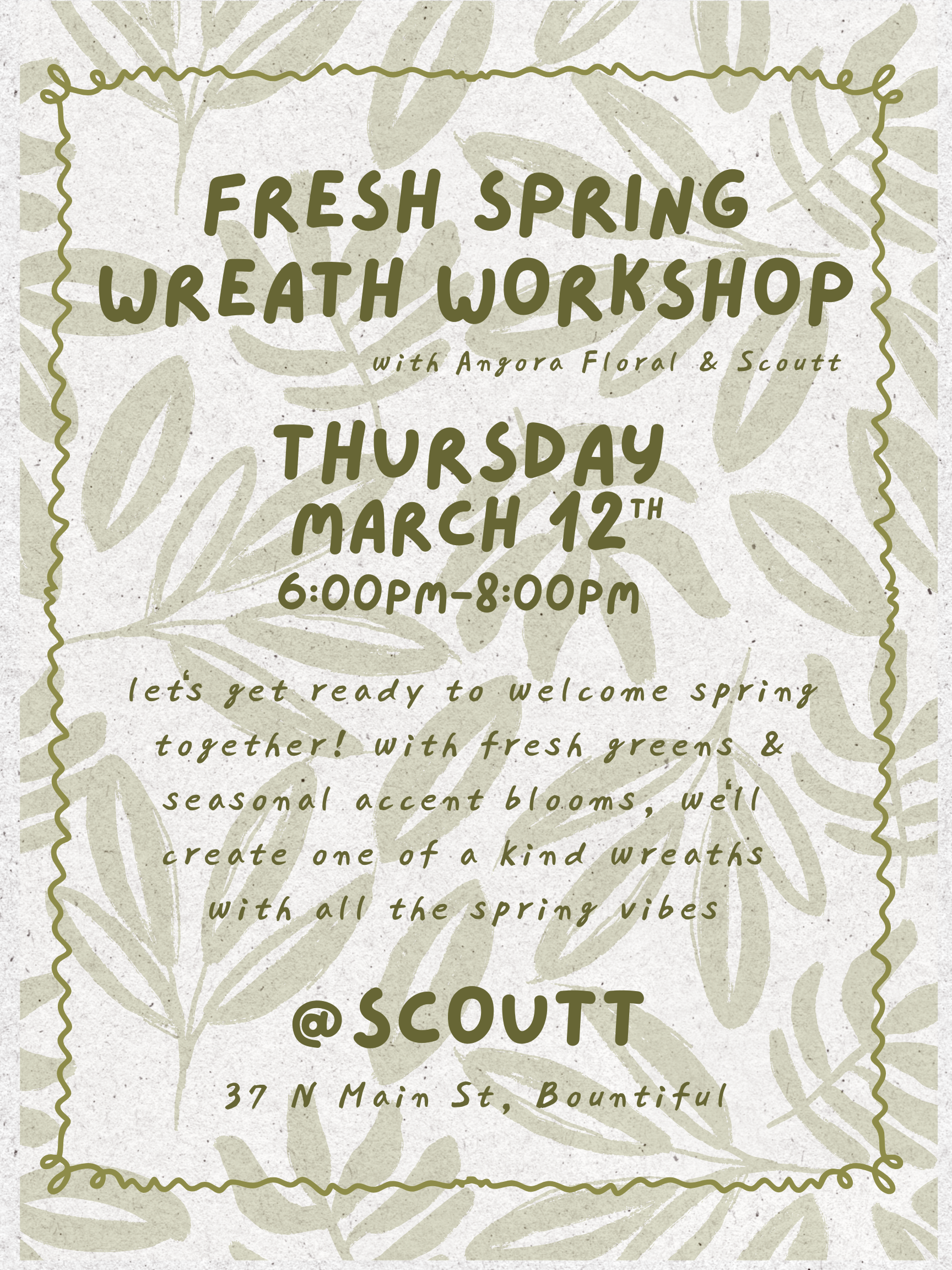 Fresh Spring Wreath Workshop