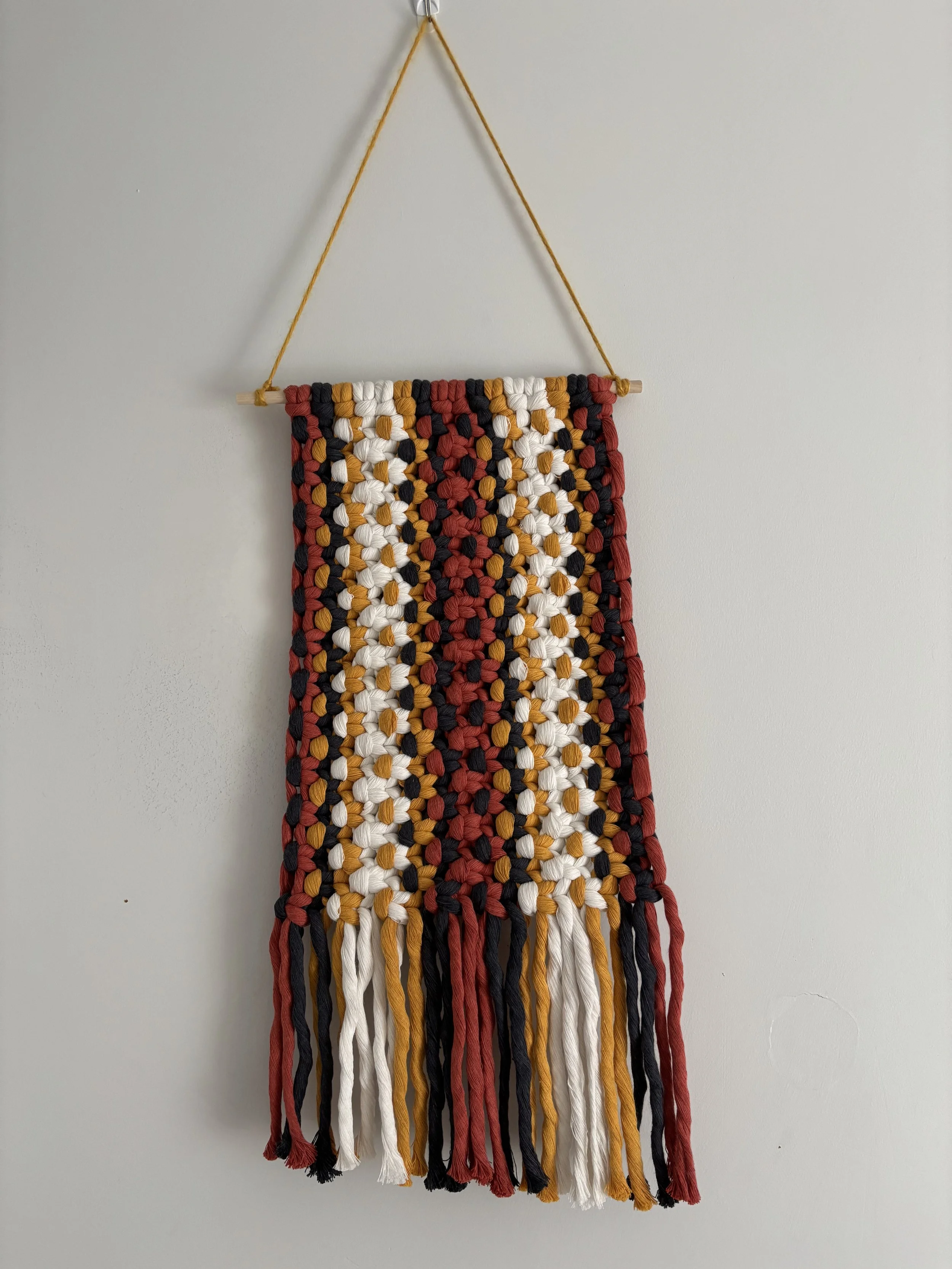 Orange Blue Yellow Macreme