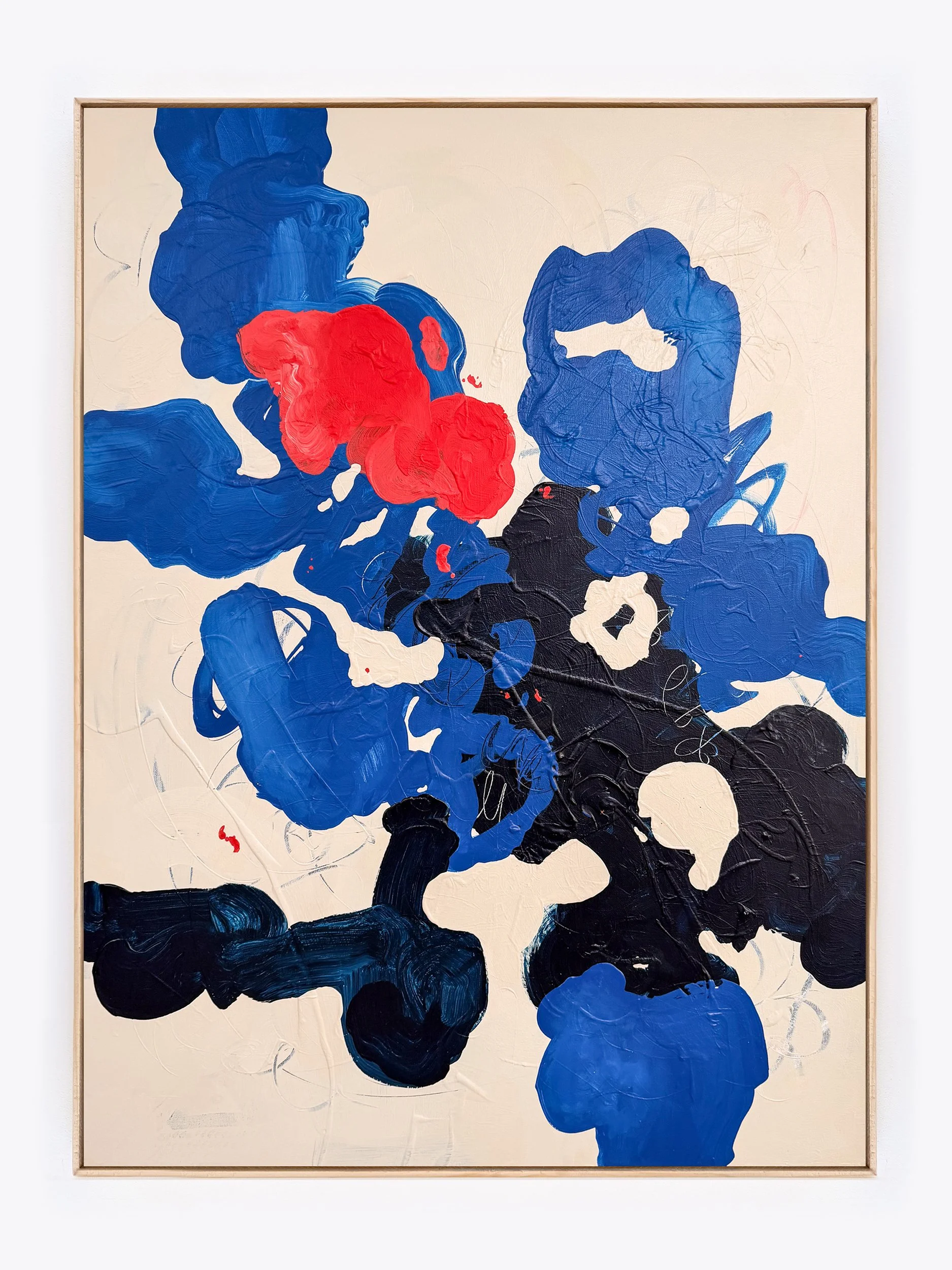 Beneath the Surface | Acrylic on Canvas. 30 x 40 In., 2025