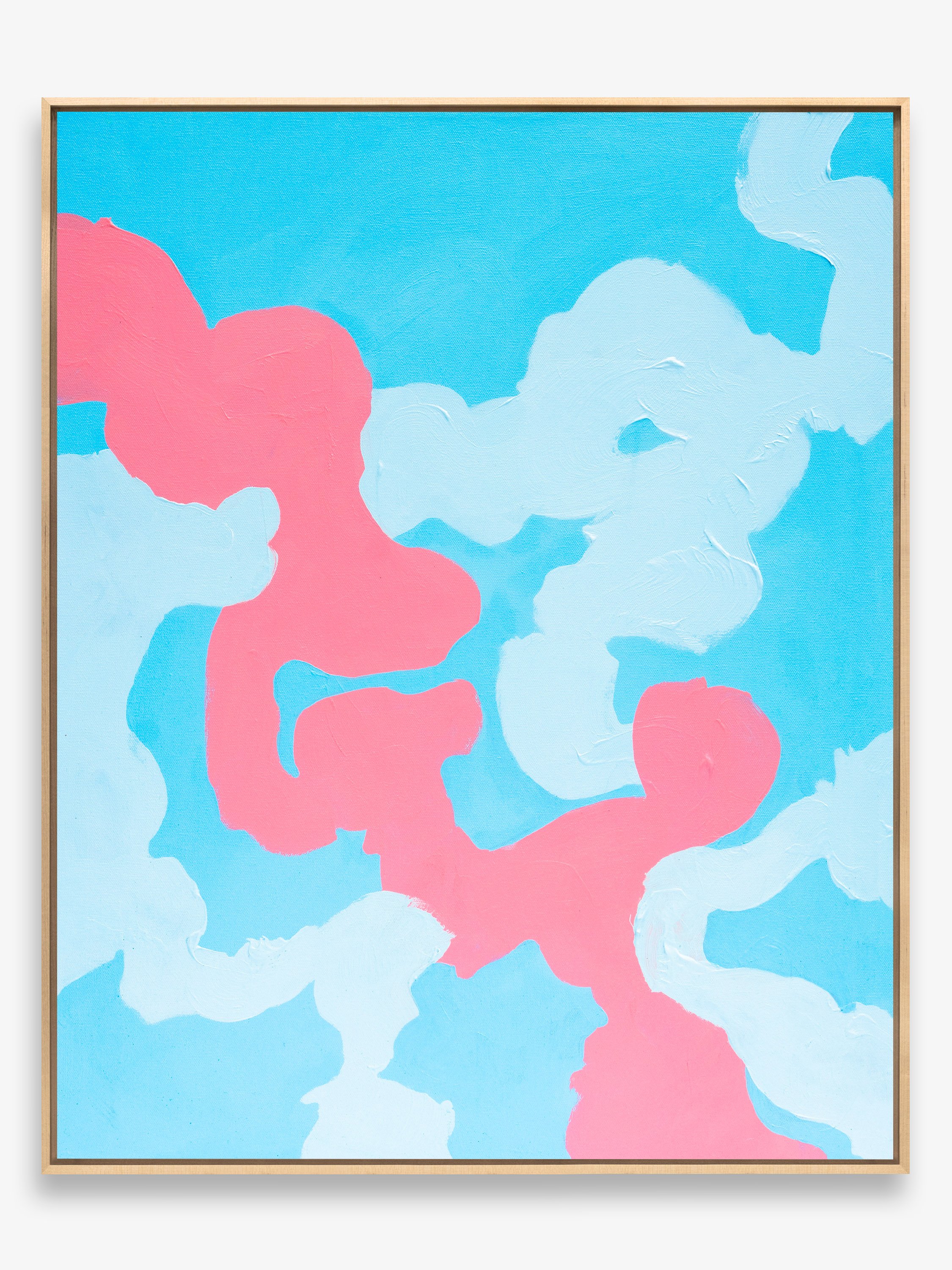 Blush Flow II | Acrylic on Canvas, 30 x 40 In., 2025