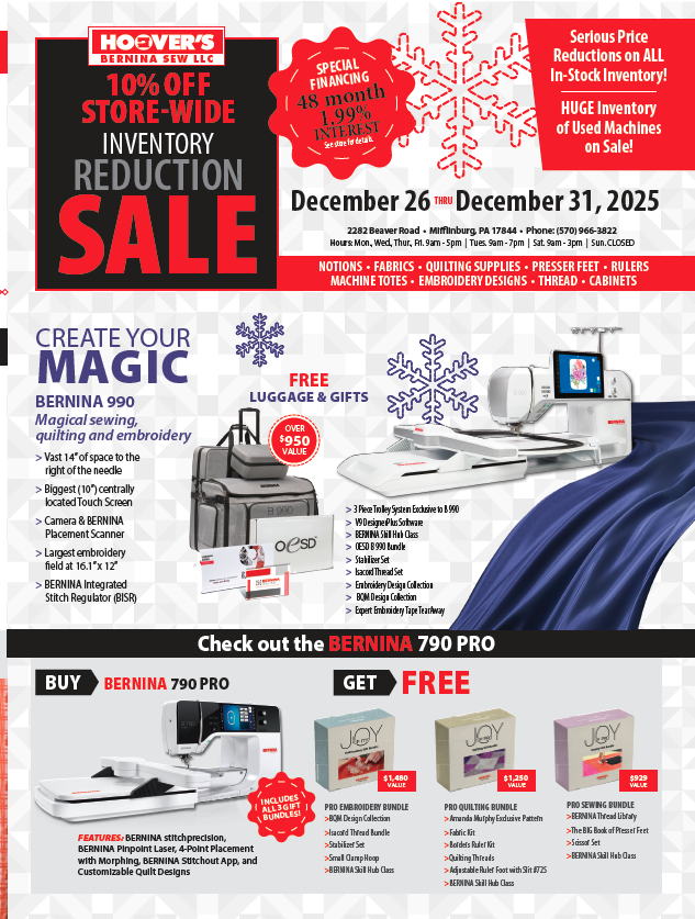 Inventory Reduction Sale (Store-Wide)
