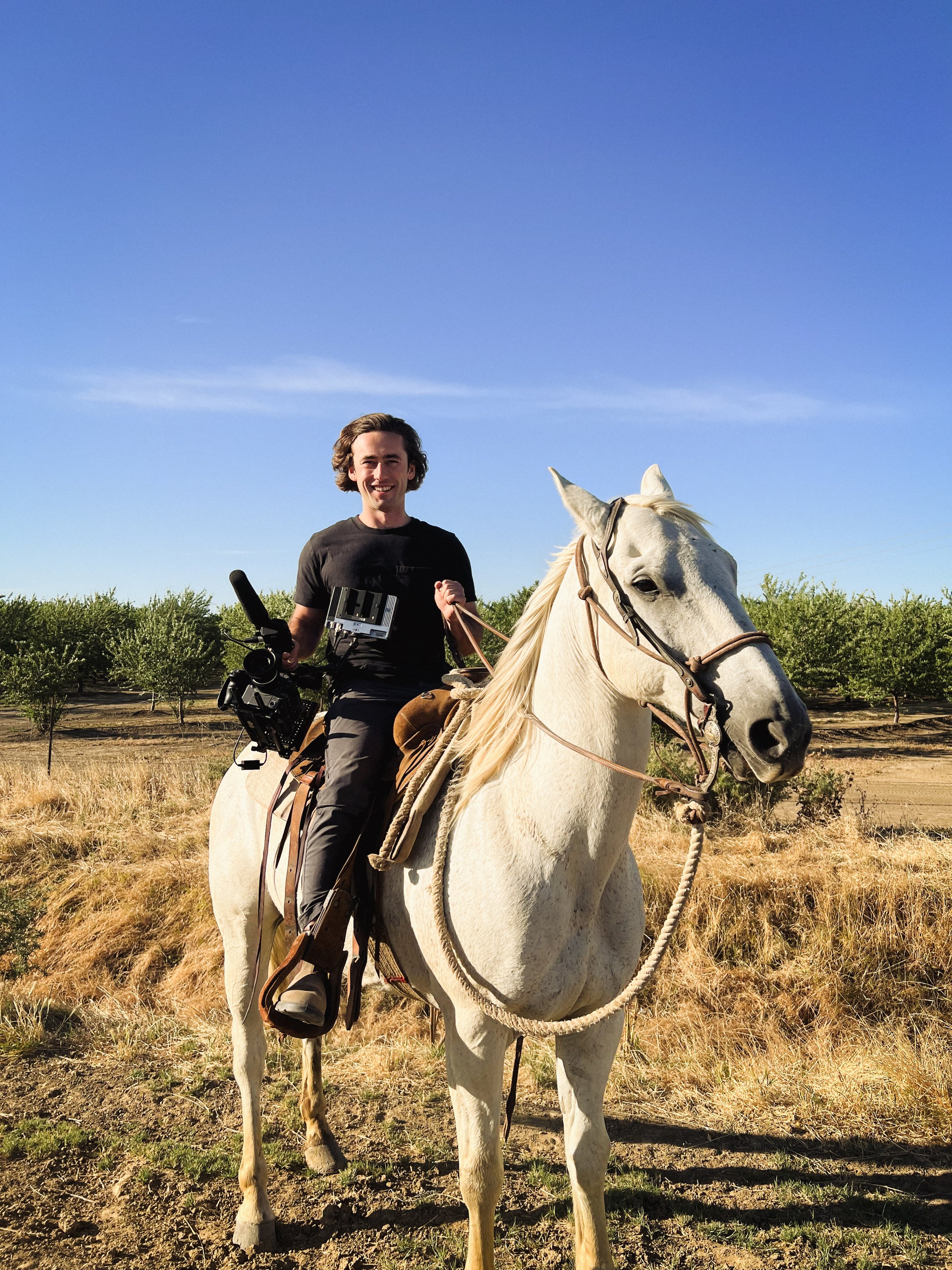 Nicholas Dorsey on a film set, San Francisco director of photography