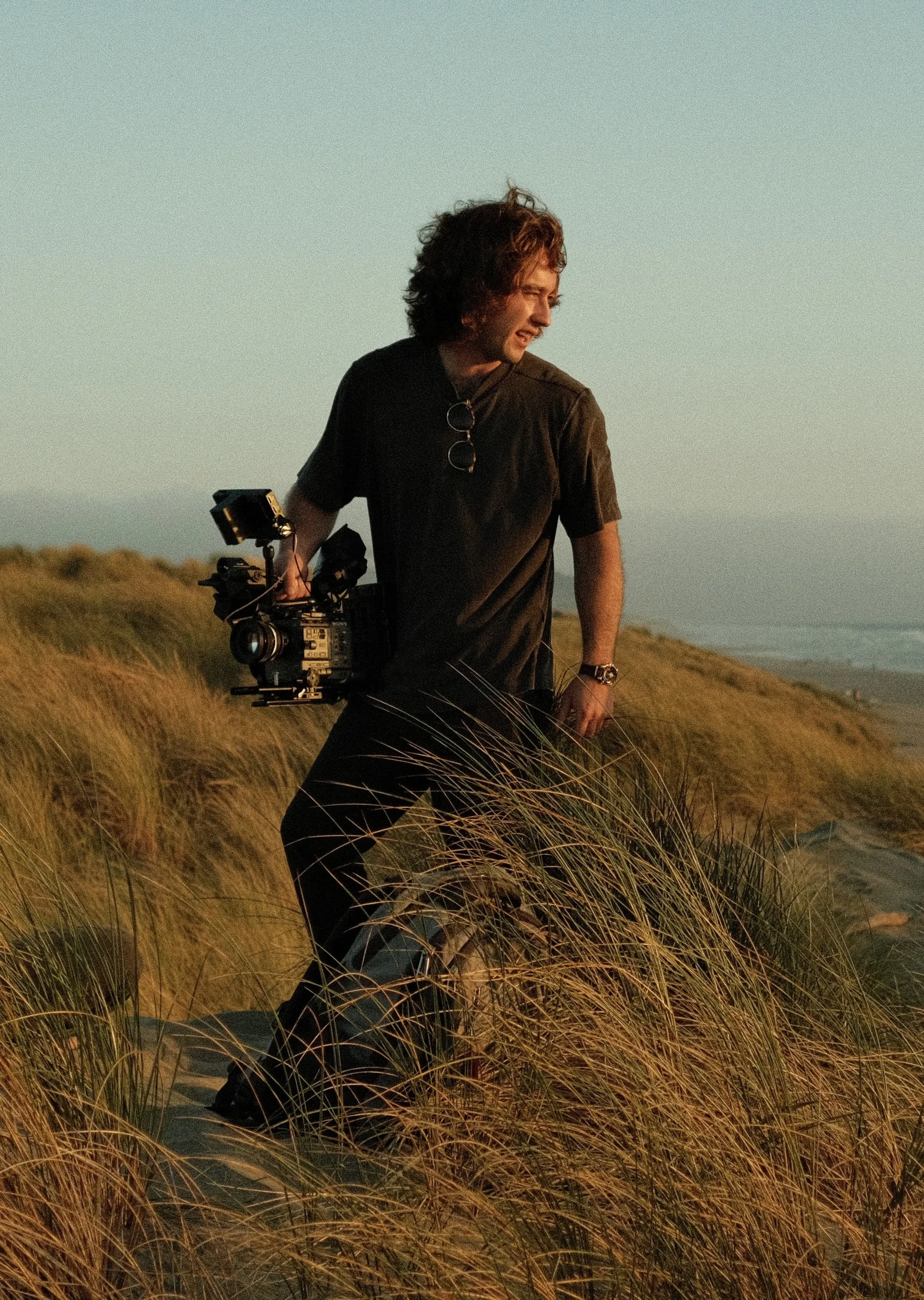 Nicholas Dorsey, filmmaker and director, outdoor portrait