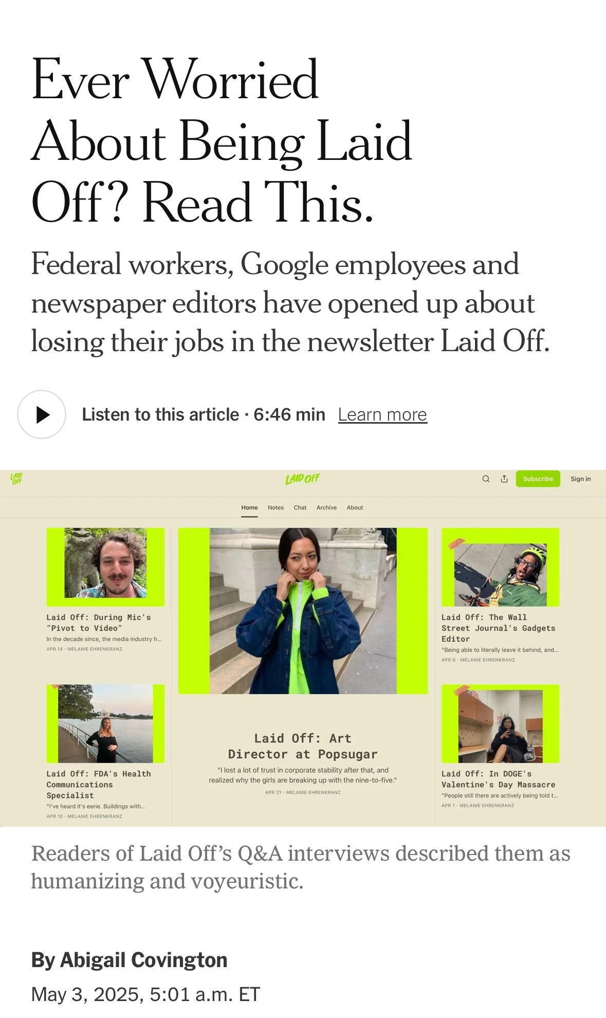 New York Times features Velocity Ave Founder, Maya
