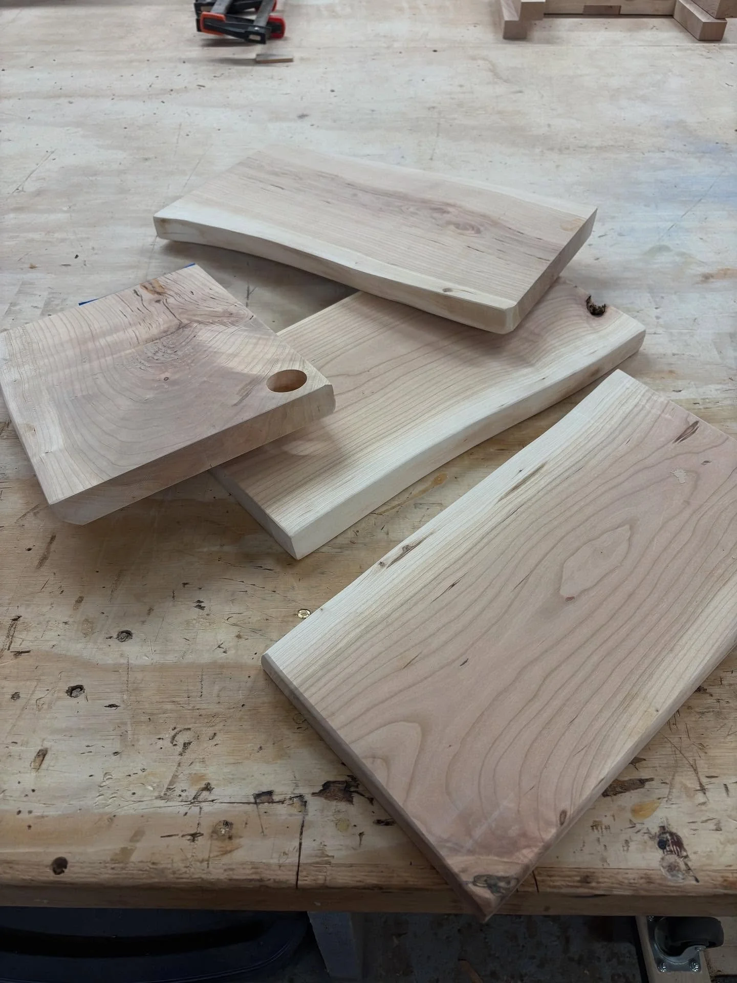 Should we start stocking live edge cutting boards? Check out the new testers!!