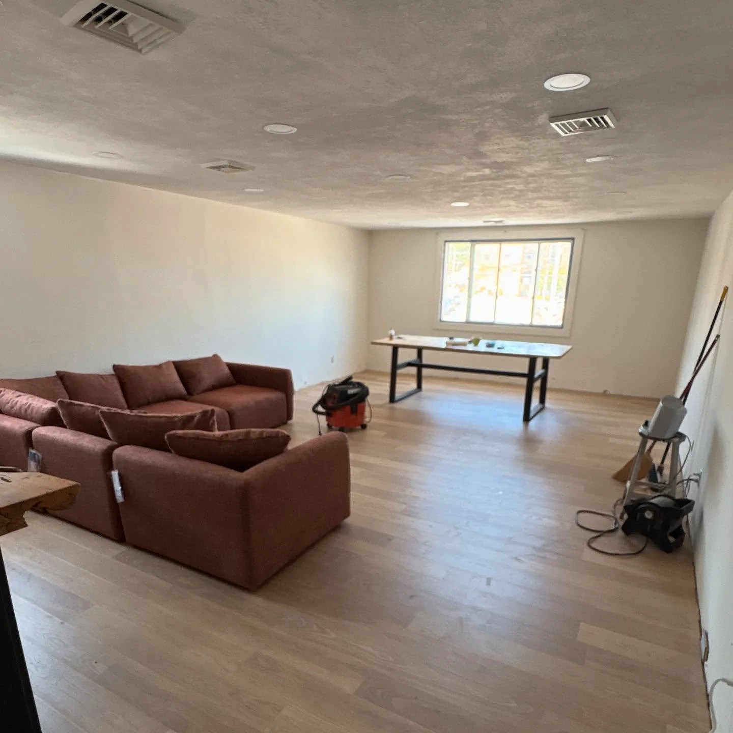 Coming soon, a proper meeting and lunch space for our students, built by the students!