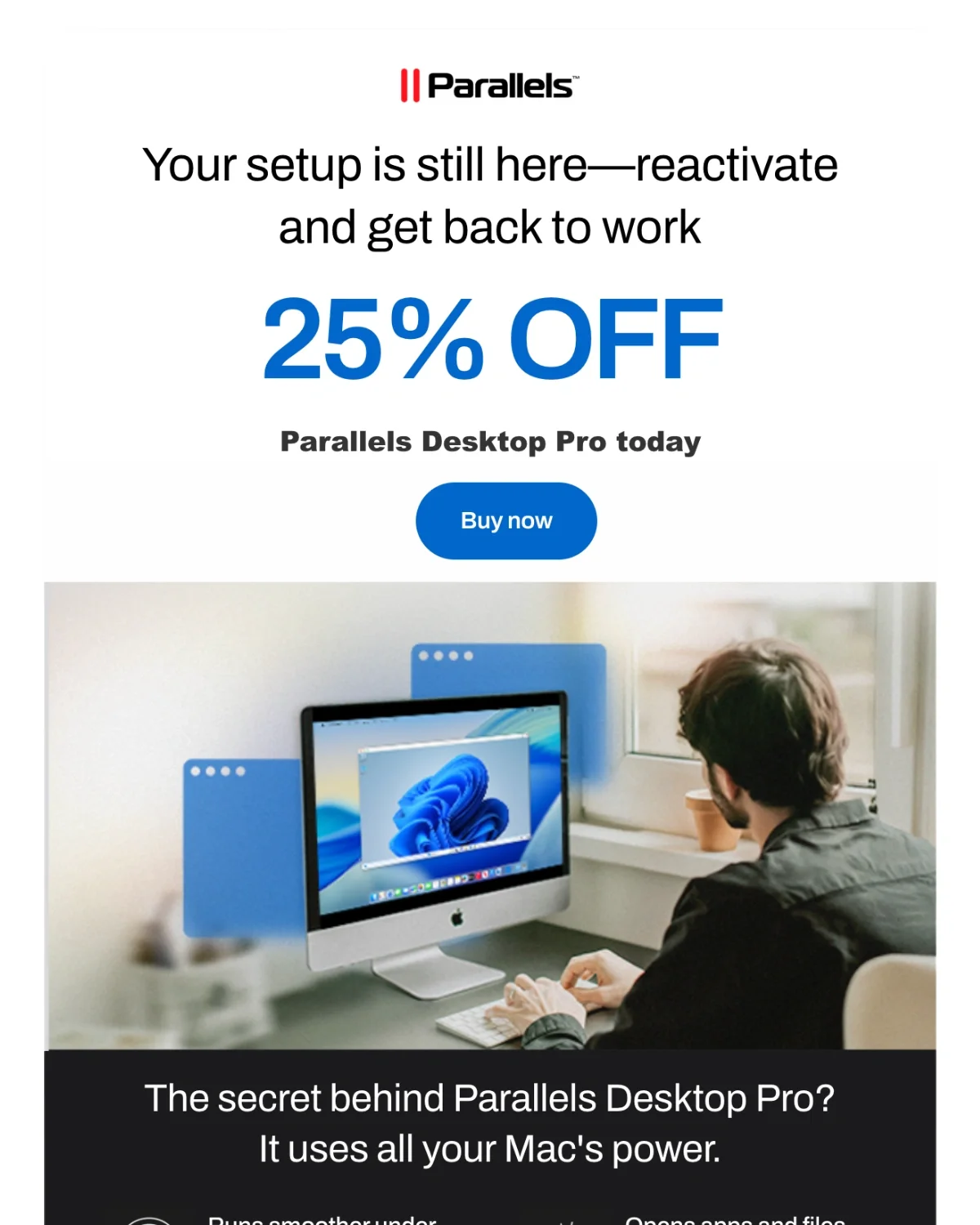 Parallels - Promotional Email Campaign