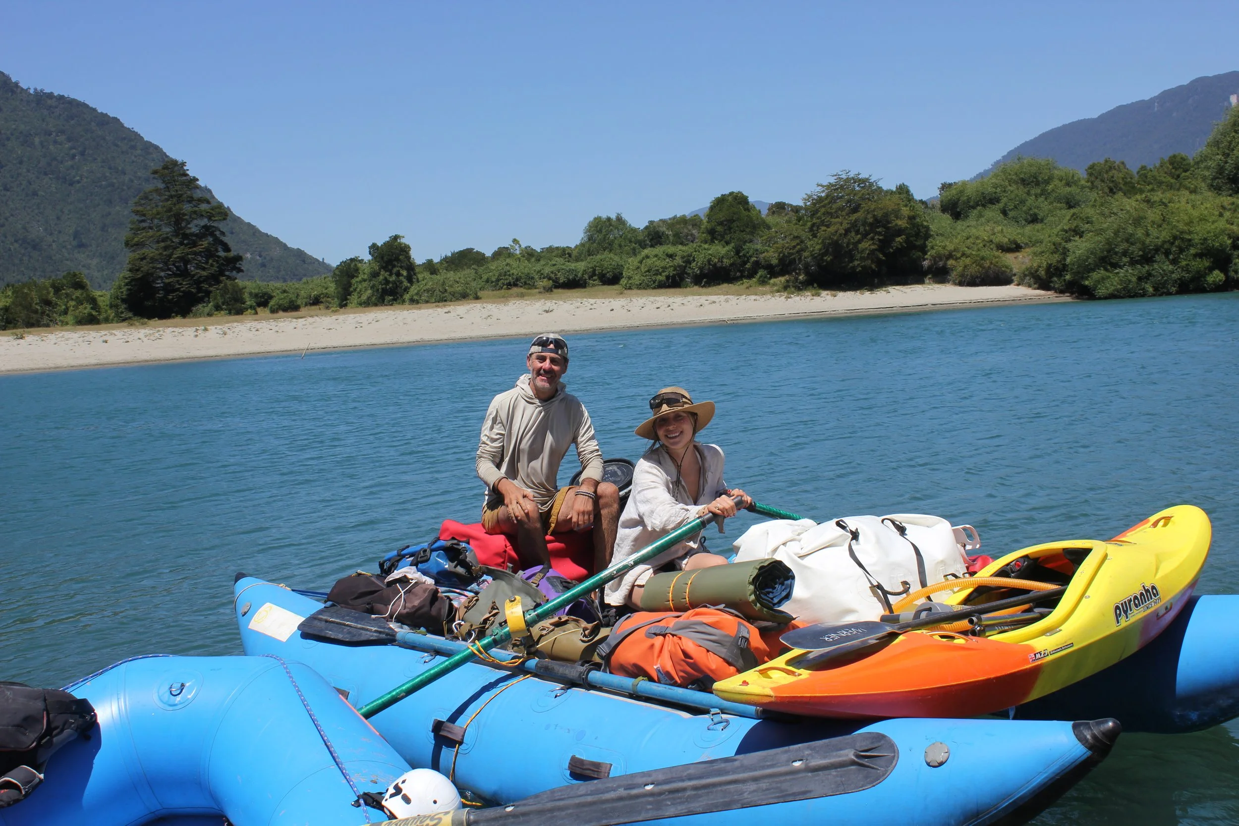Morice & Avery, Patagonia Multi-Day Rafting Trip Leaders 