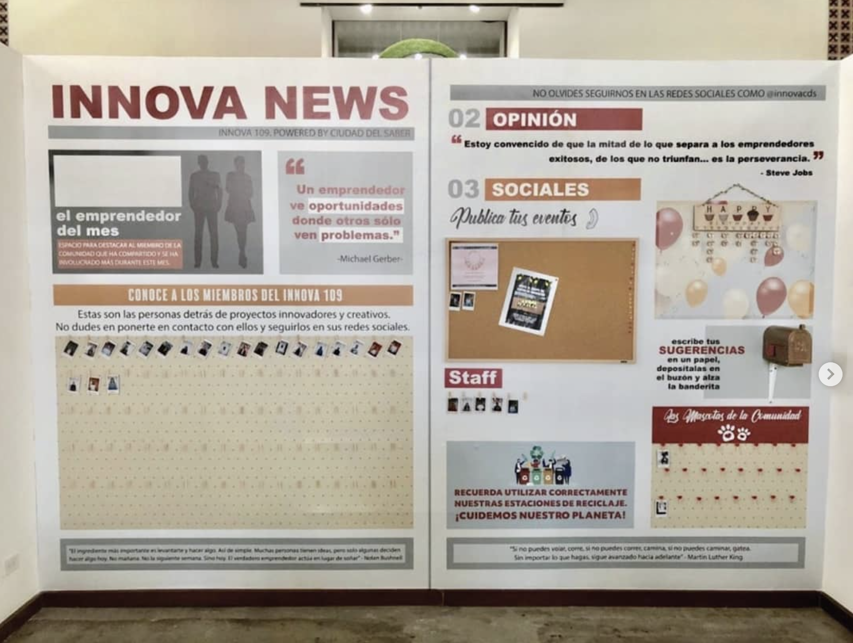 Ciudad del Saber - Power Info Wall