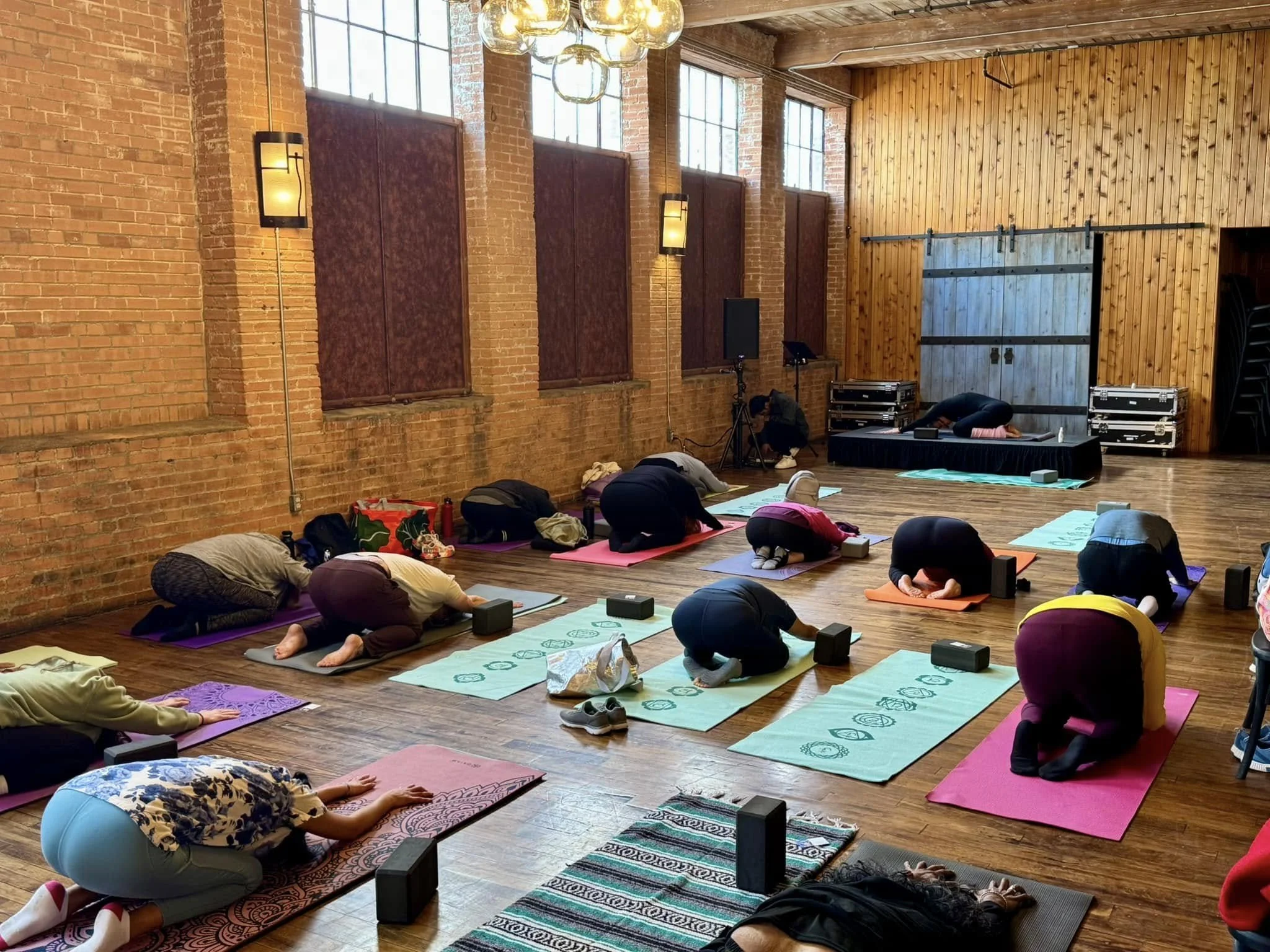 Group Yoga Therapy Session