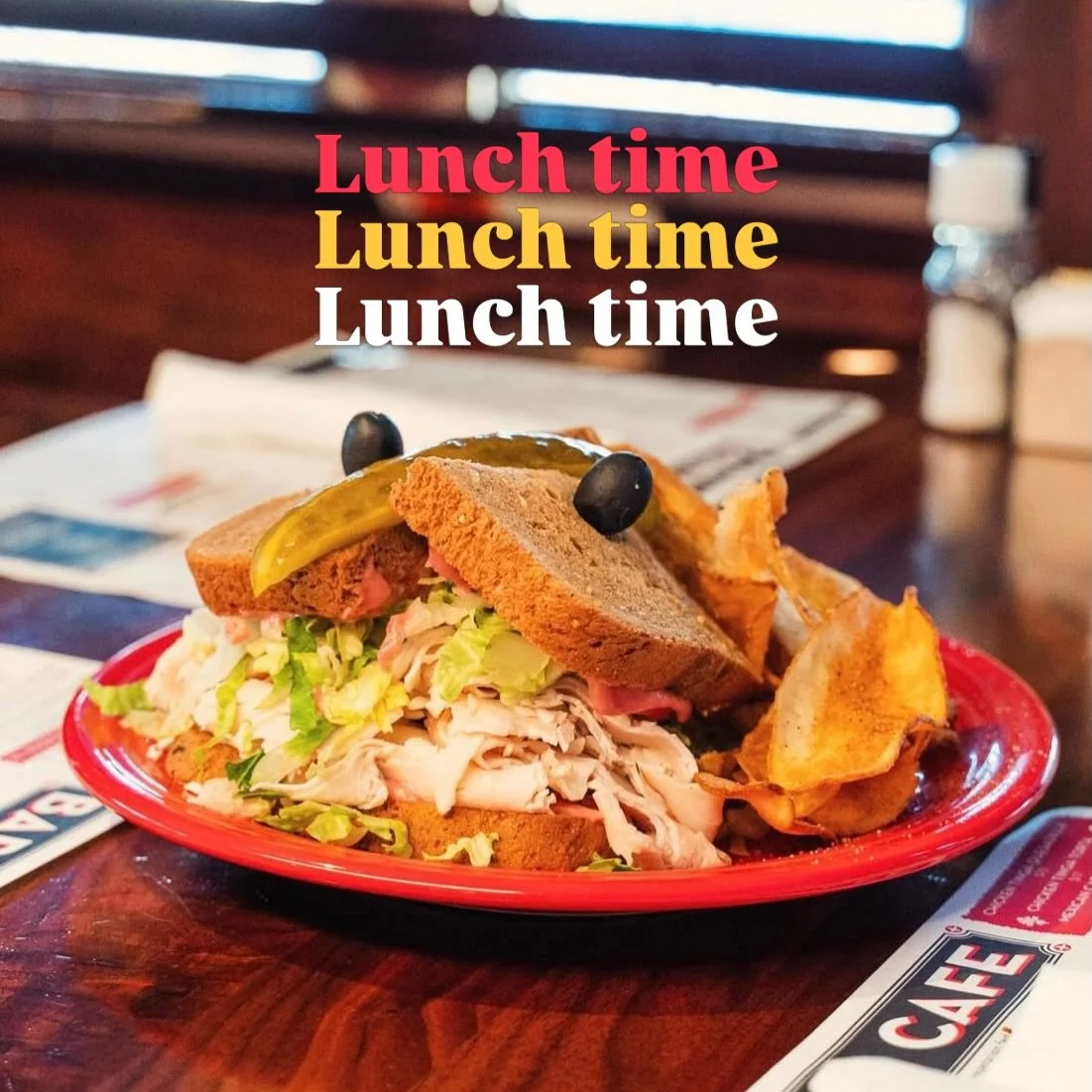 It&rsquo;s lunchtime! Are y&rsquo;all more of a sandwich and chips kind of person or a sandwich and fries? 🍟 🥔