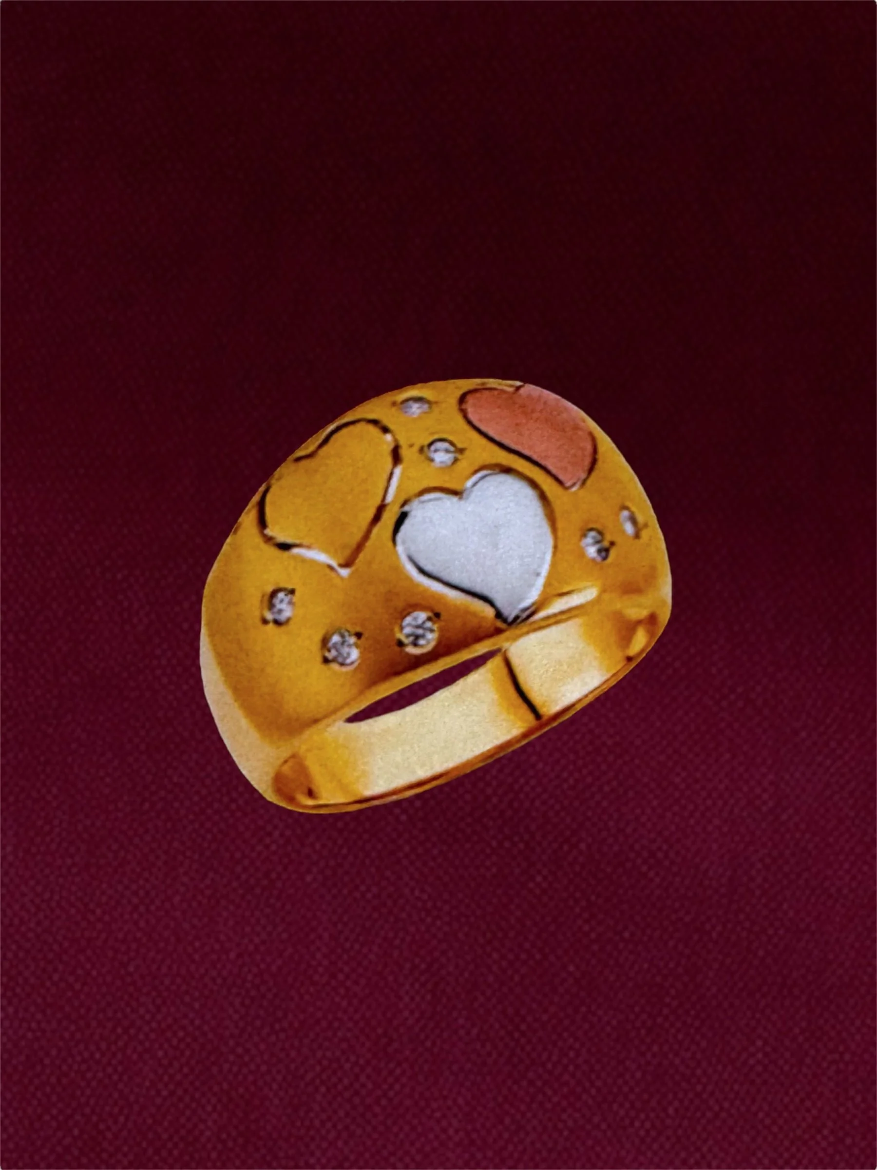 WOMENS HEART RING