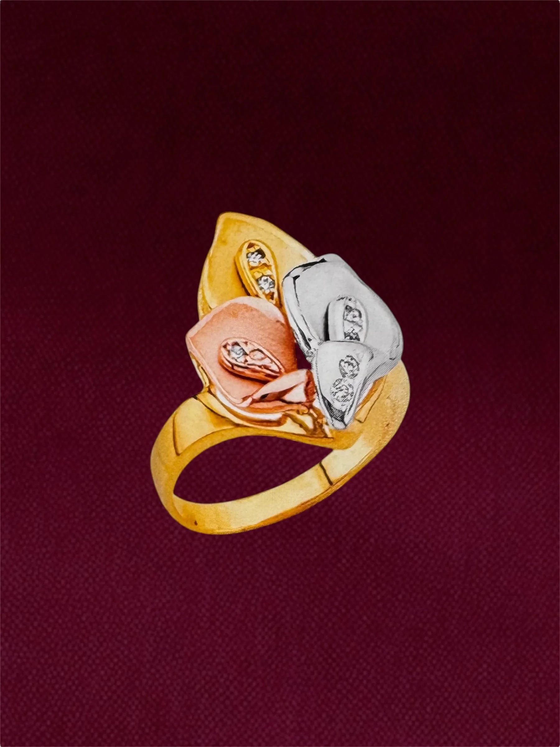 WOMENS FLOWER RING