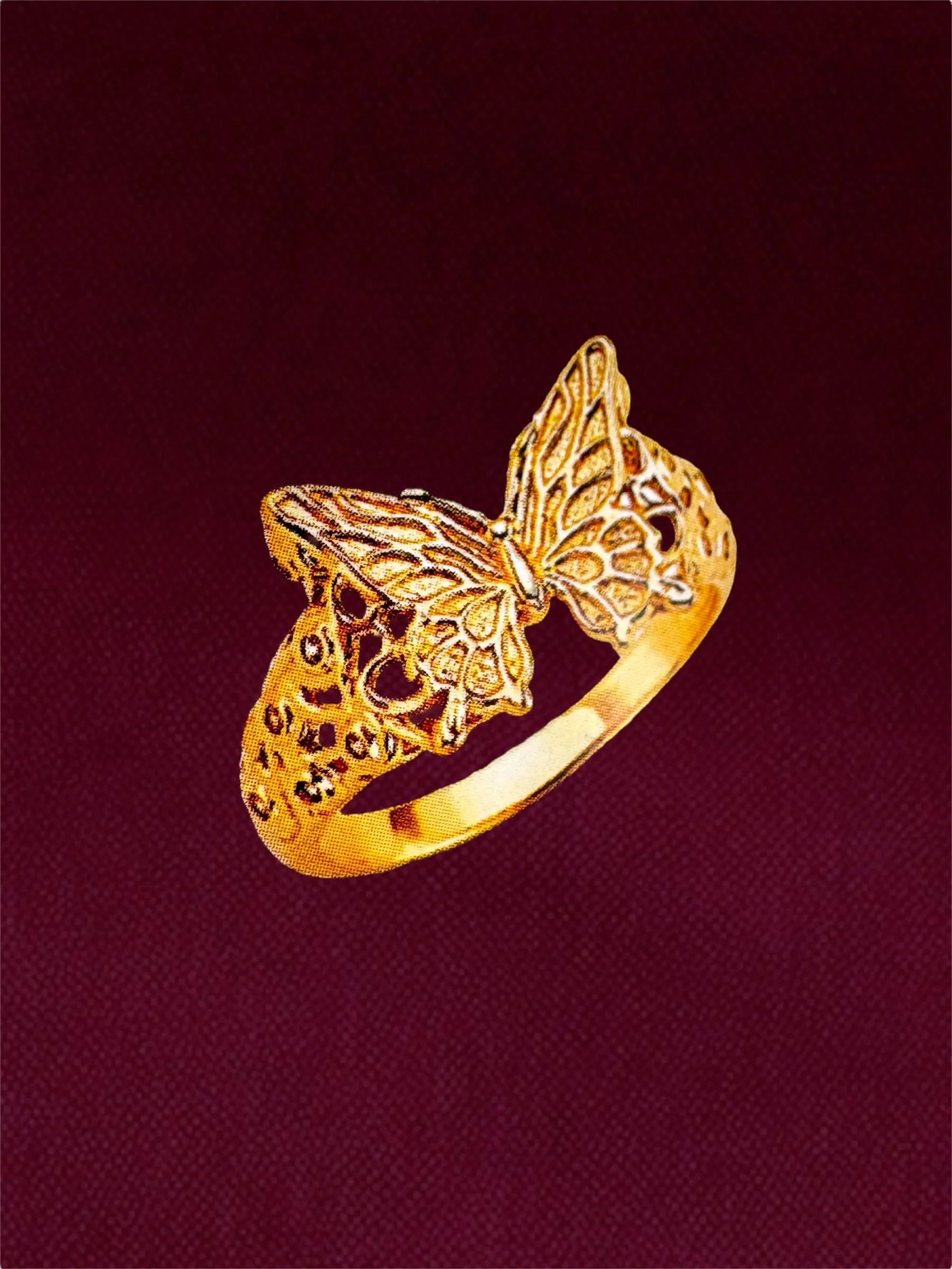 WOMENS BUTTERFKY RING