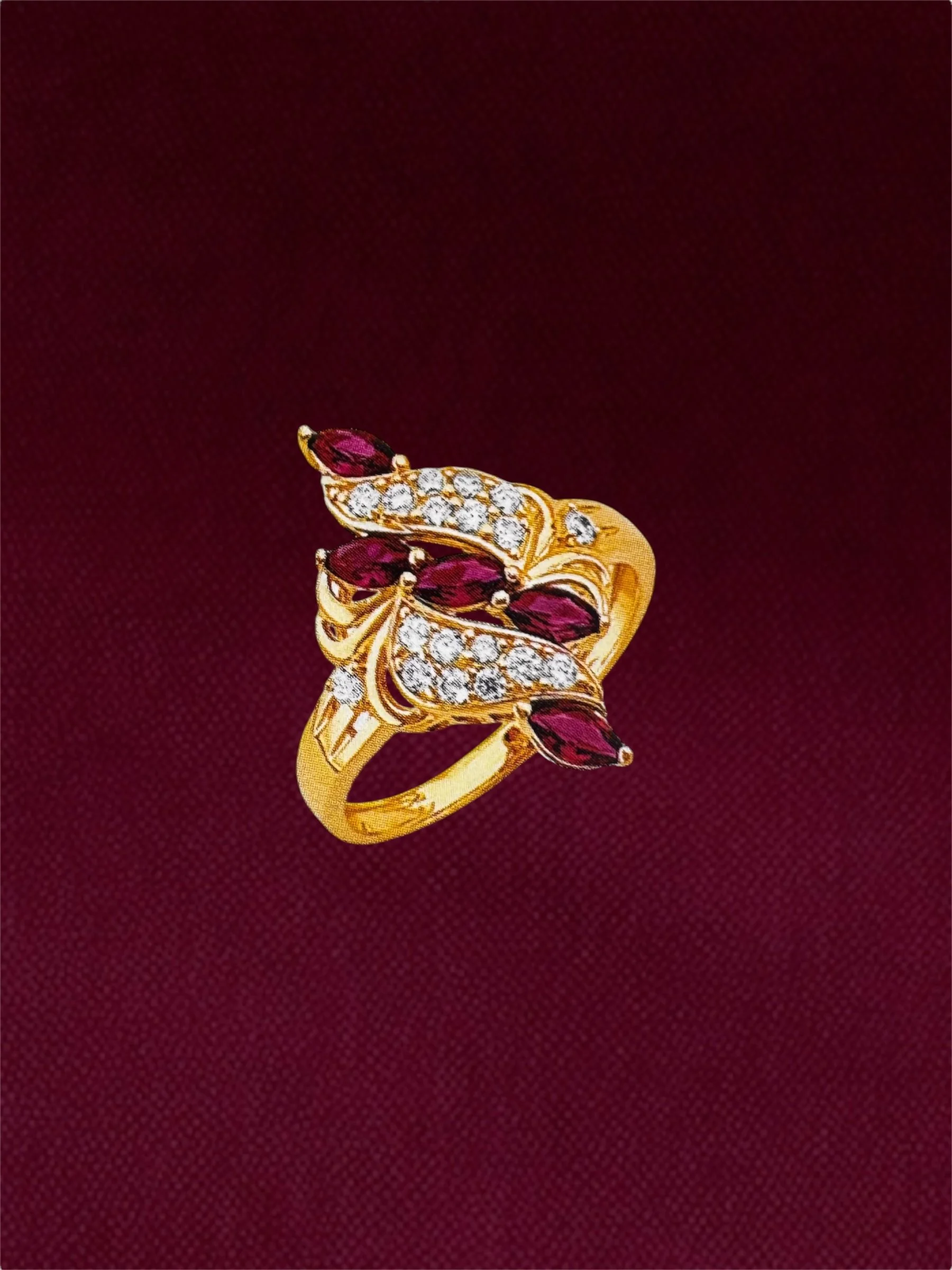 WOMENS COLOR STONE RING