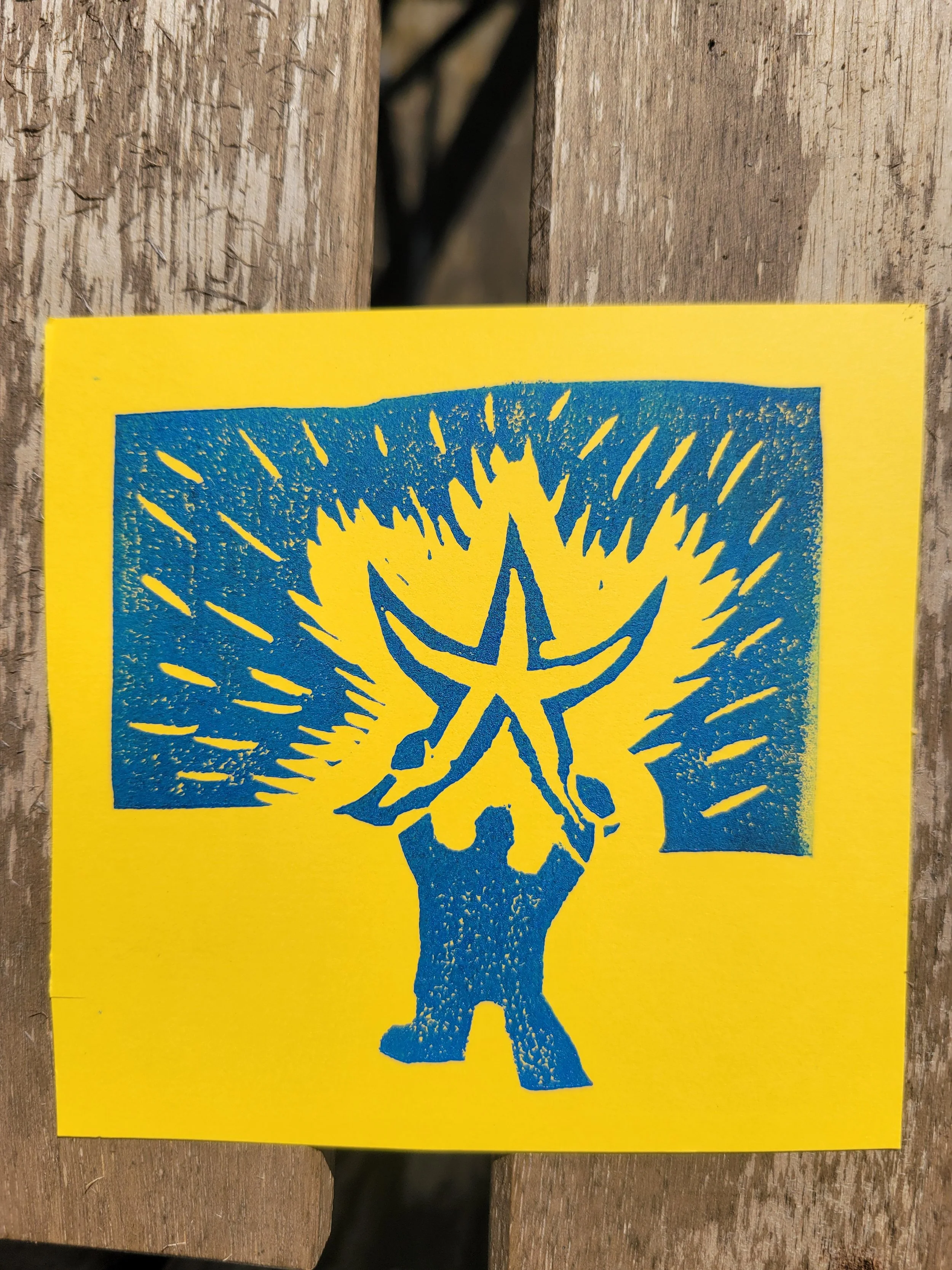 Star Holder Print