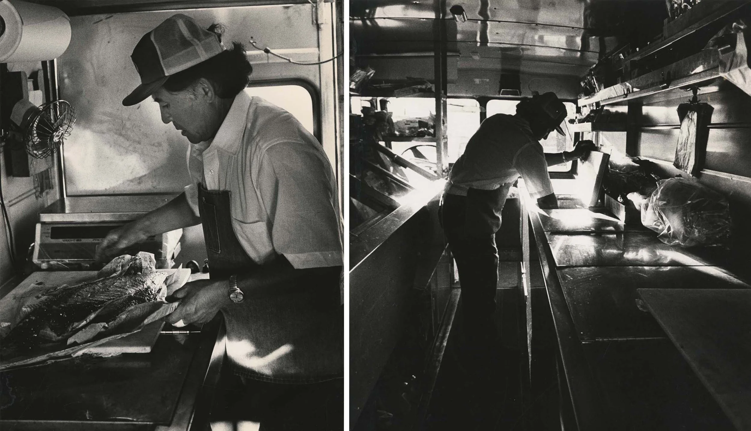 Inside Fish Truck