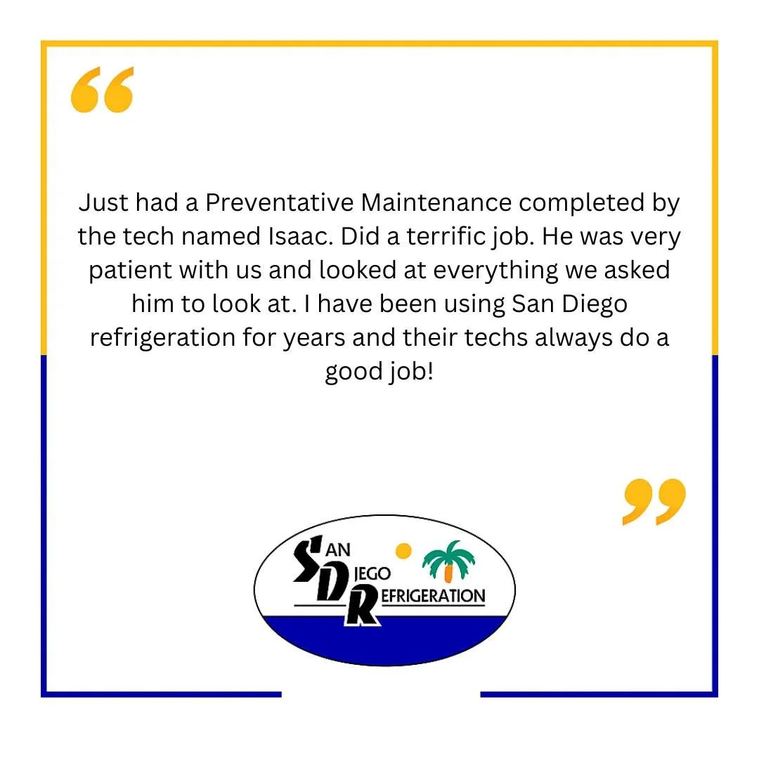 ⭐ Another happy customer for the SDR team!

Big shoutout to Isaac for delivering thorough, patient, and reliable service during this preventative maintenance visit. Preventative maintenance is one of the best ways to keep systems running efficiently,