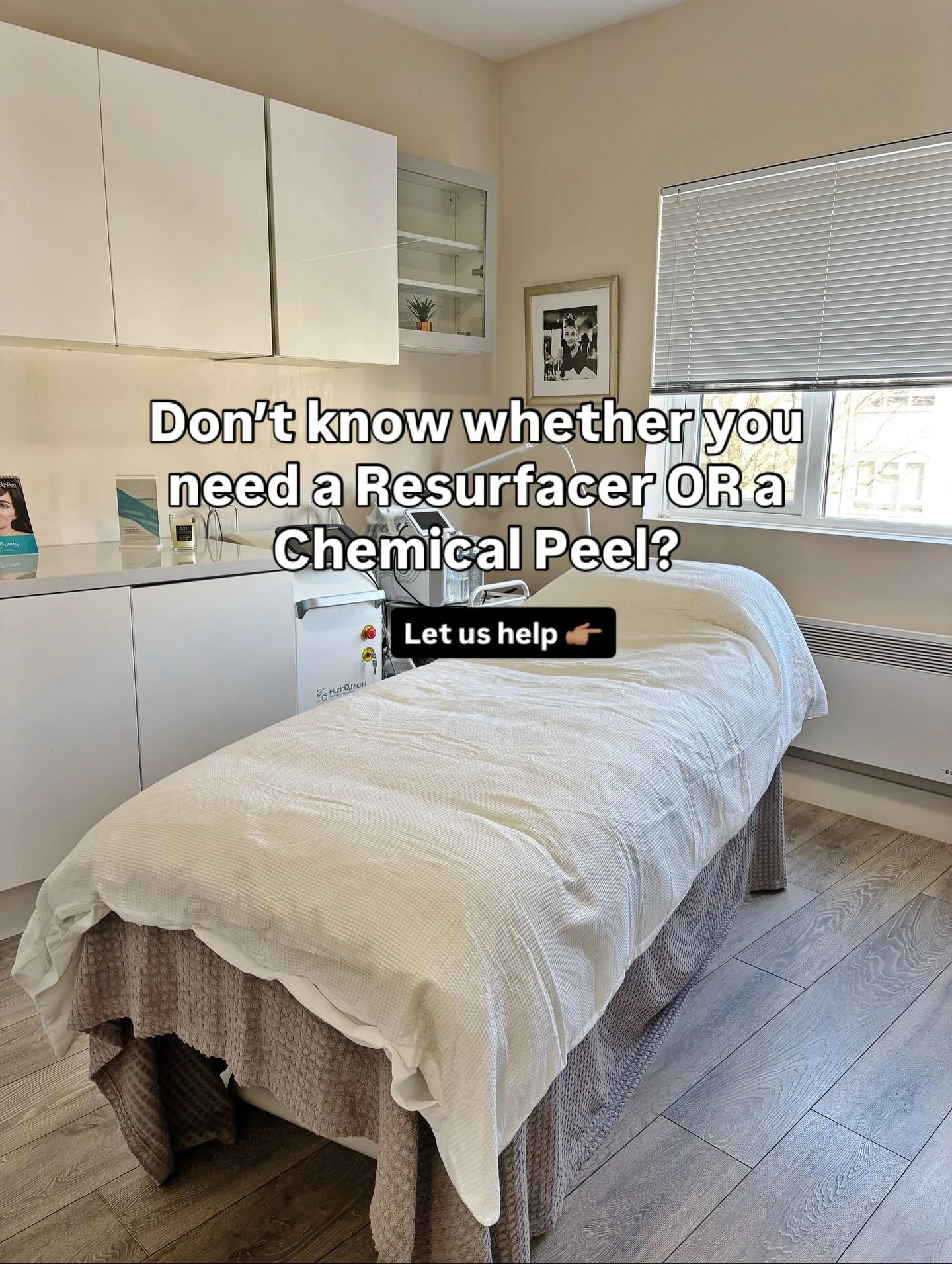 It&rsquo;s skin peel season 🍂but if you don&rsquo;t know whether you should go for a resurfacer or chemical peel, have a read though and get booked in for a free consultation at our Bromley beauty clinic. 🧡✨

Book online (tap link in bio) or 📱 075