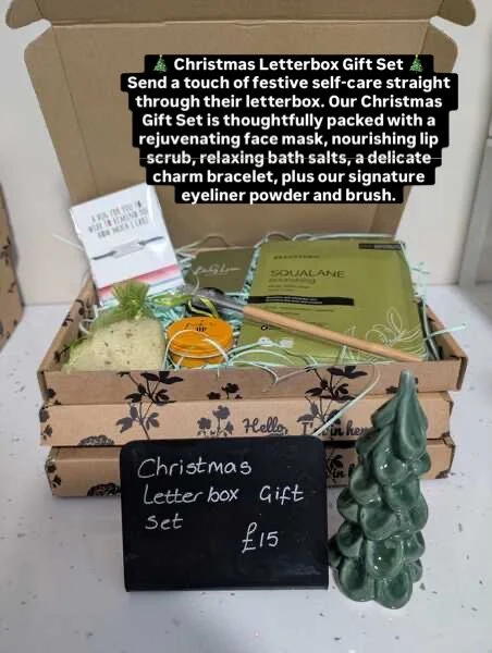 Christmas beauty gifts carefully curated and wrapped up, ready for easy, thoughtful gifting! 🎁

Shop our Christmas Letterbox Gift Set (&pound;15) and our Christmas Self-Care Gift Box (&pound;15-&pound;20), plus a range of skincare, beauty and jewell