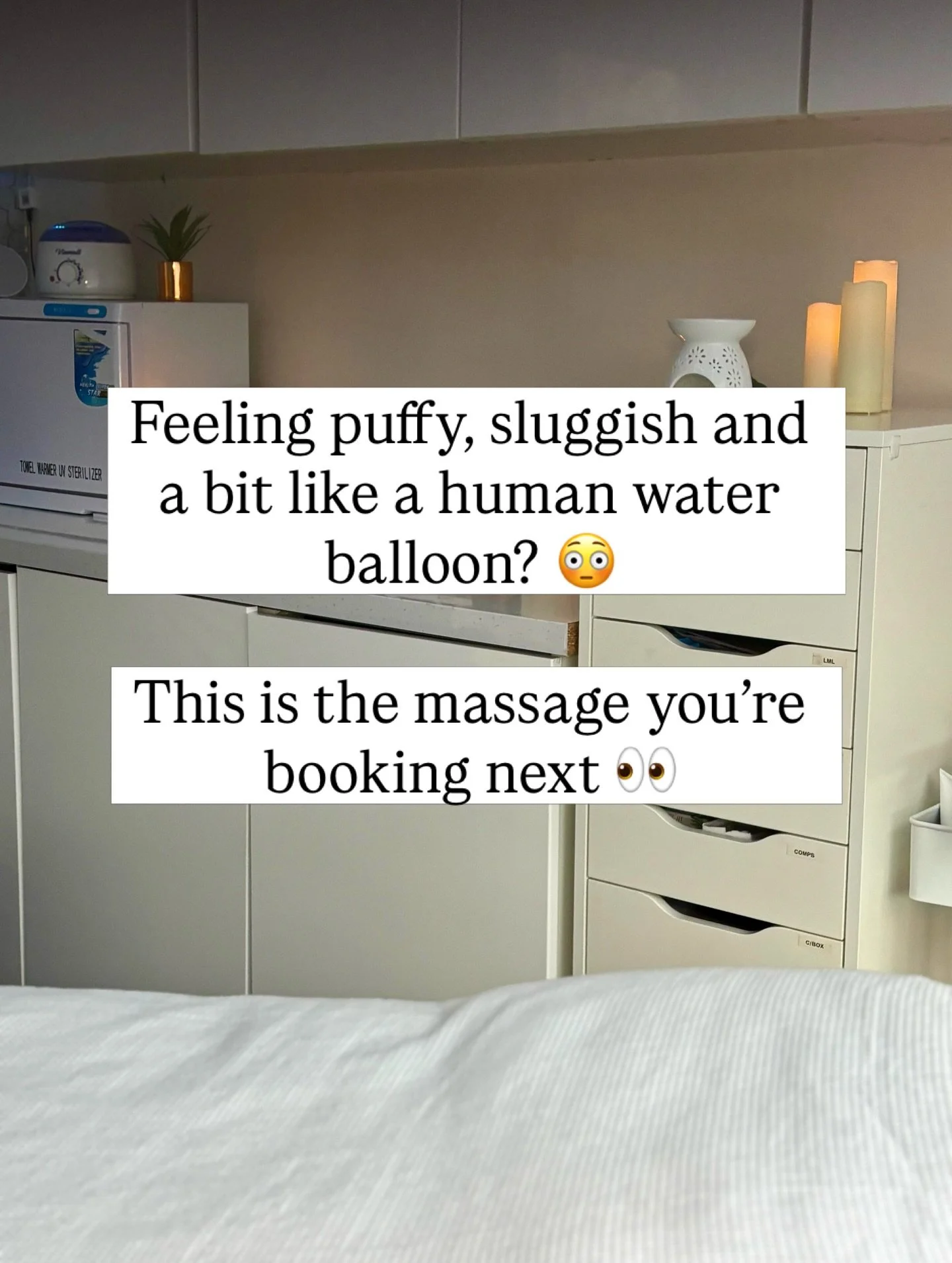 Don&rsquo;t know about you, but this is the massage I&rsquo;ve been waiting for all my life&hellip;😅

Less bloating, no puffiness, better circulation and that energised, lighter feeling? Sign me right up! 🤎

And because we&rsquo;re so excited to la