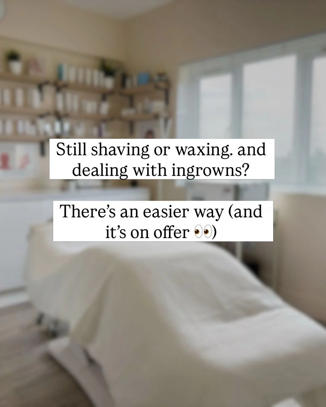 We&rsquo;re excited to offer a limited number of discounted 6-session laser hair removal packages with Nayle, available on Thursdays!

Underarms + Chin + Upper Lip (6 sessions)
Was &pound;810 &rarr; Now &pound;400*
 
Underarms + Half Leg (6 sessions)