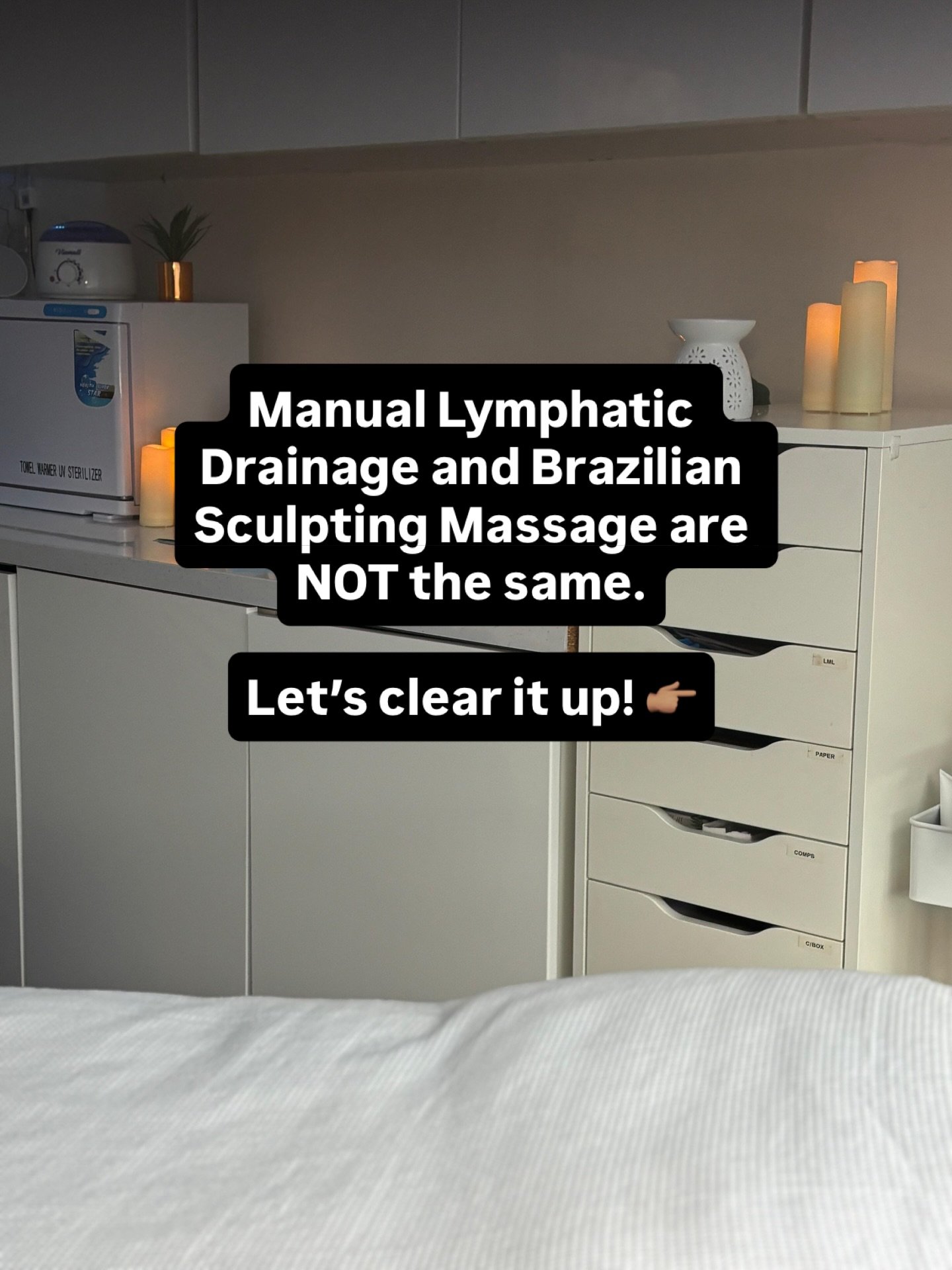 Theres often confusion (and a whole lot of googling) about the difference between Manual Lymphatic Drainage and Brazilian Sculpting Massage, so we&rsquo;ve simplified it for you. 😊

Send us a DM to learn more about MLD and book your appointment with