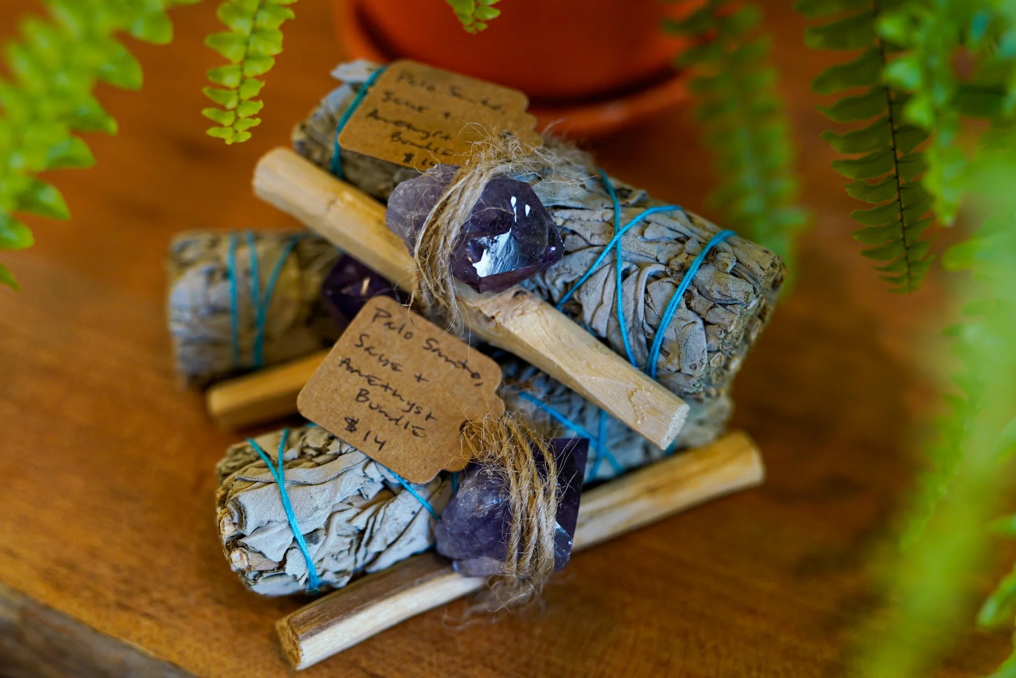 Palo Santo, Sage and Amethyst Bundle