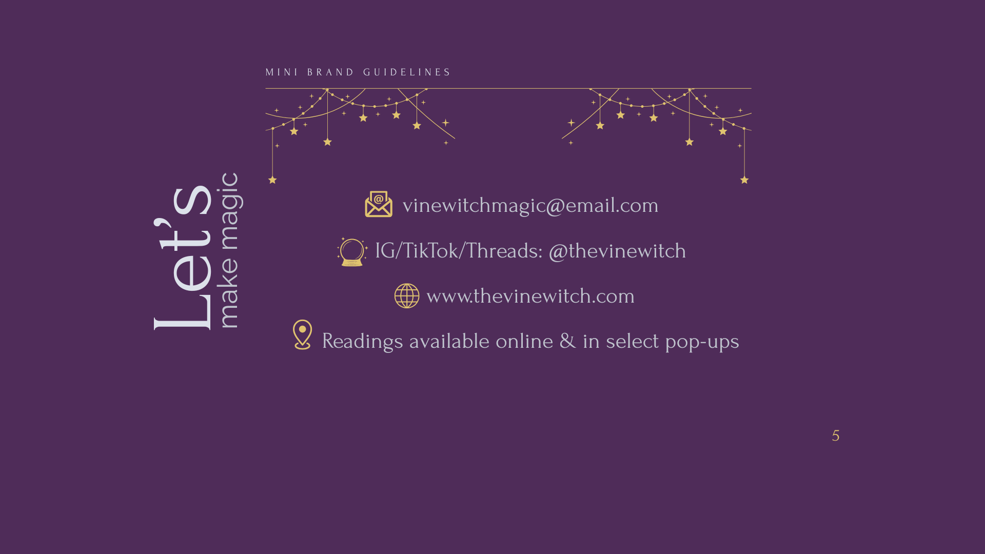 The Vine Witch Social Media