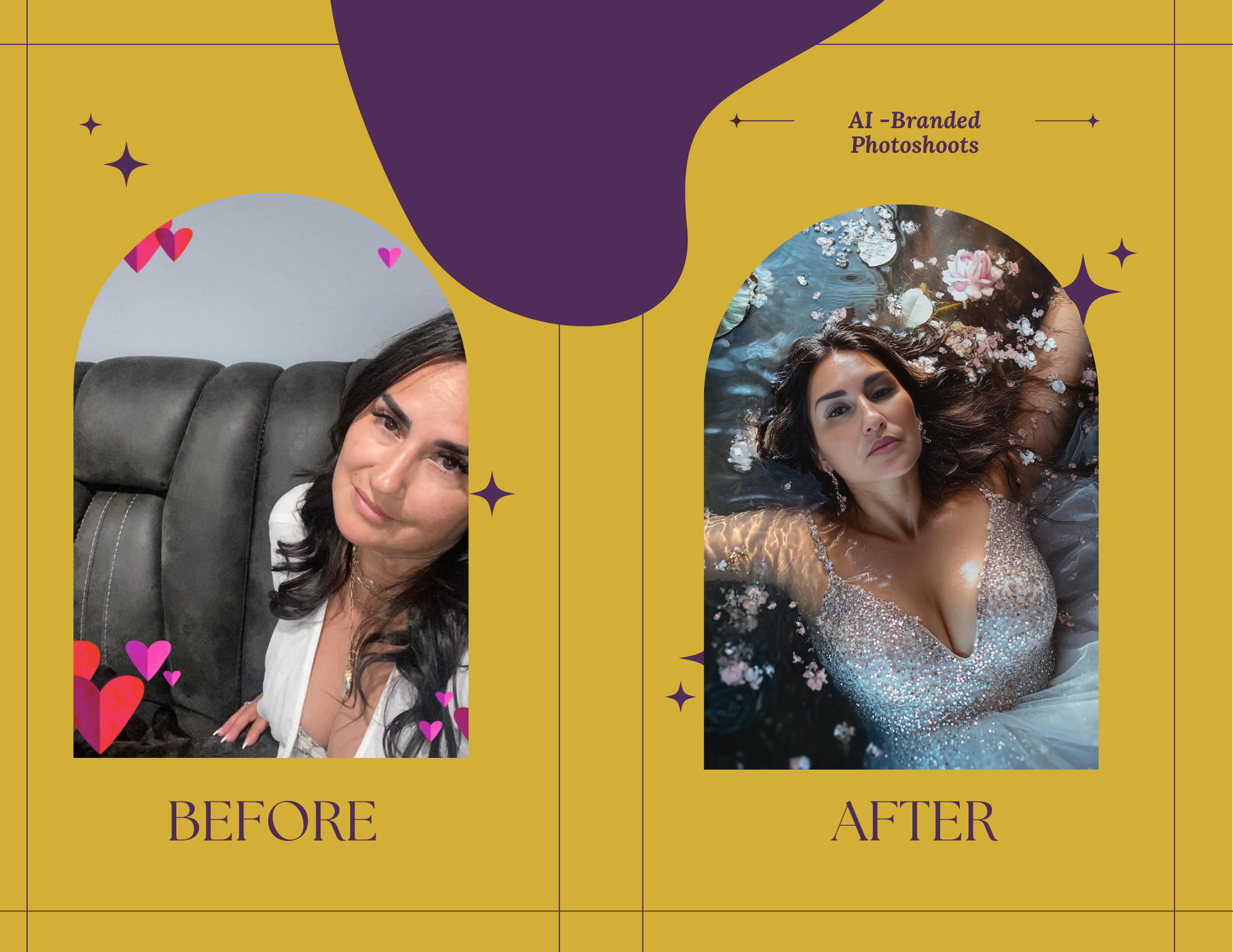 Client 1: Before / After – Romantic fantasy concept