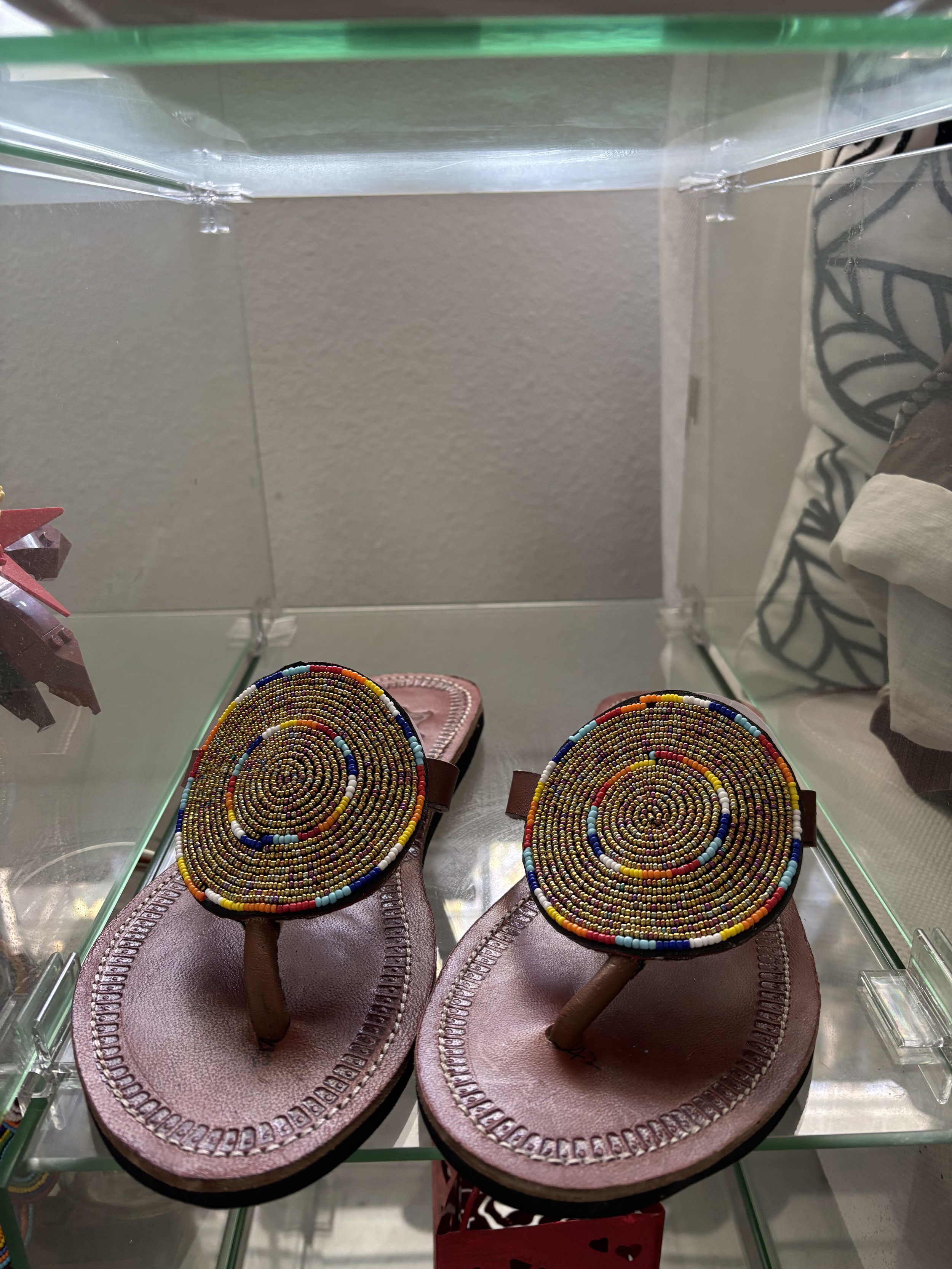 Low- Top Beaded Sandals