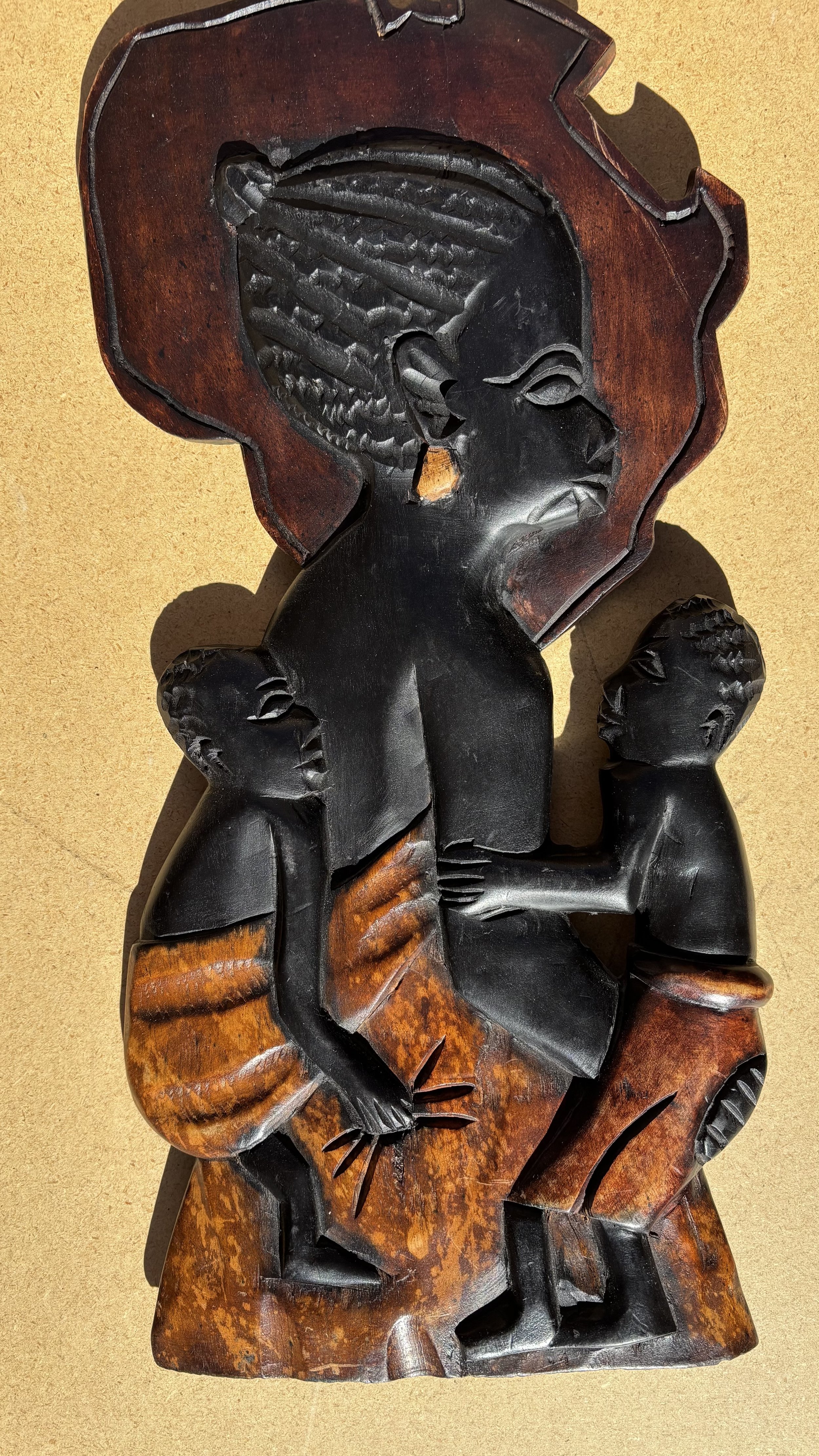 Mother and Children African wall art