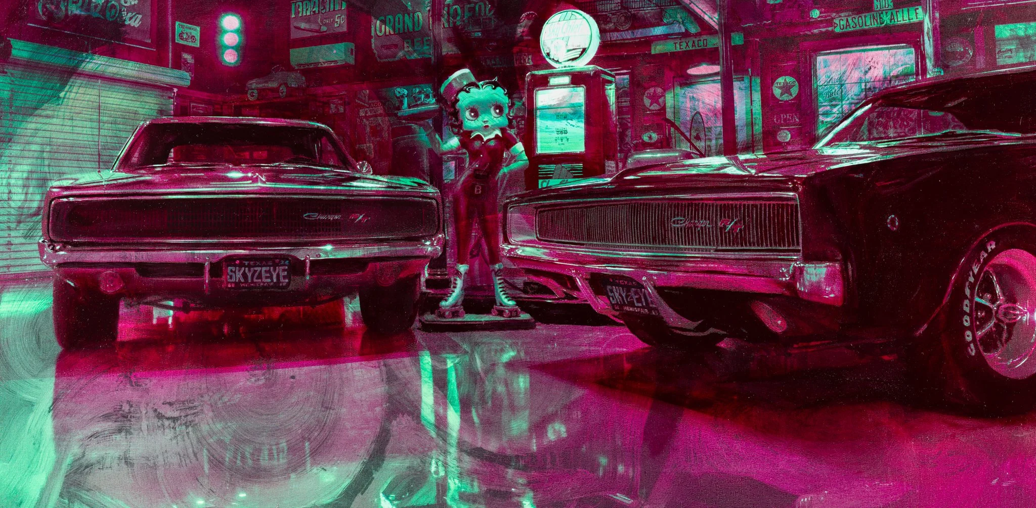 Betty and The Twins - Original Artwork