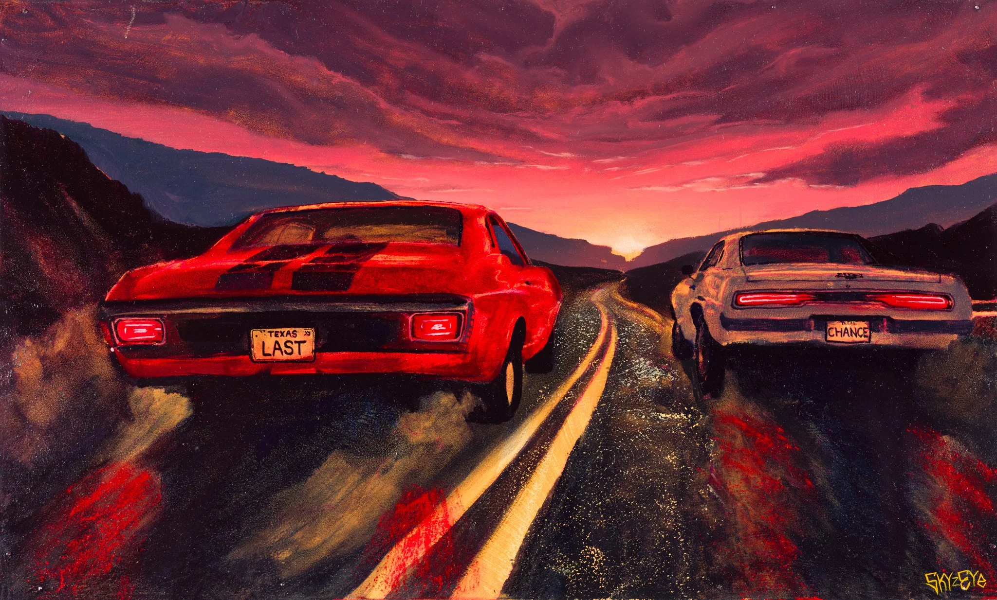 Last Chance 2 Race - Original Painting