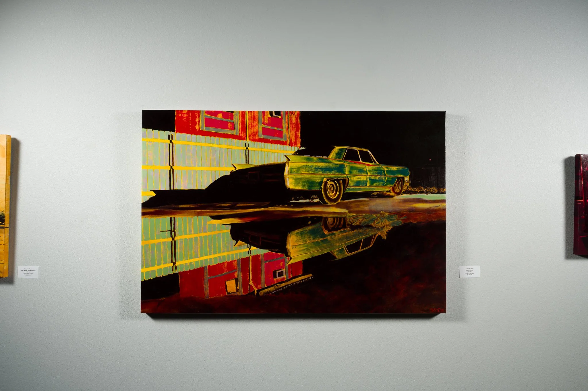 Neon Knights | Original Cadillac Painting