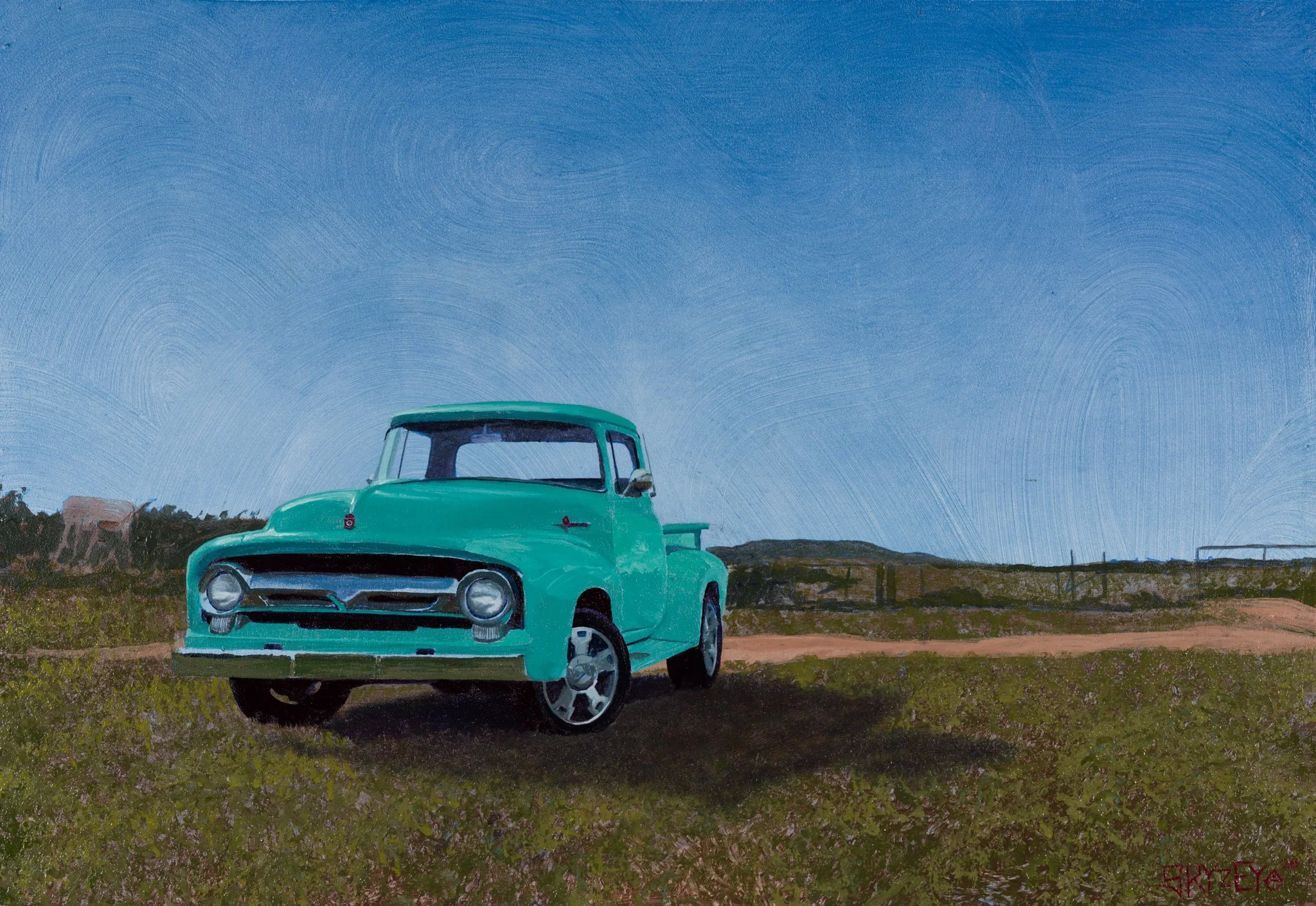 Farm Truck Ford | Original Oil Painting