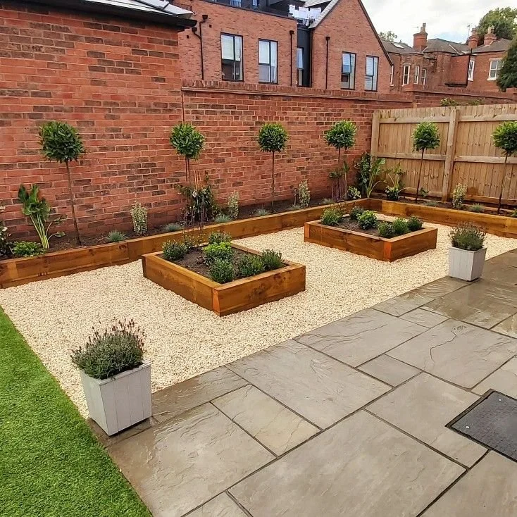 Modern garden renovation project in Stourbridge by professional contractors