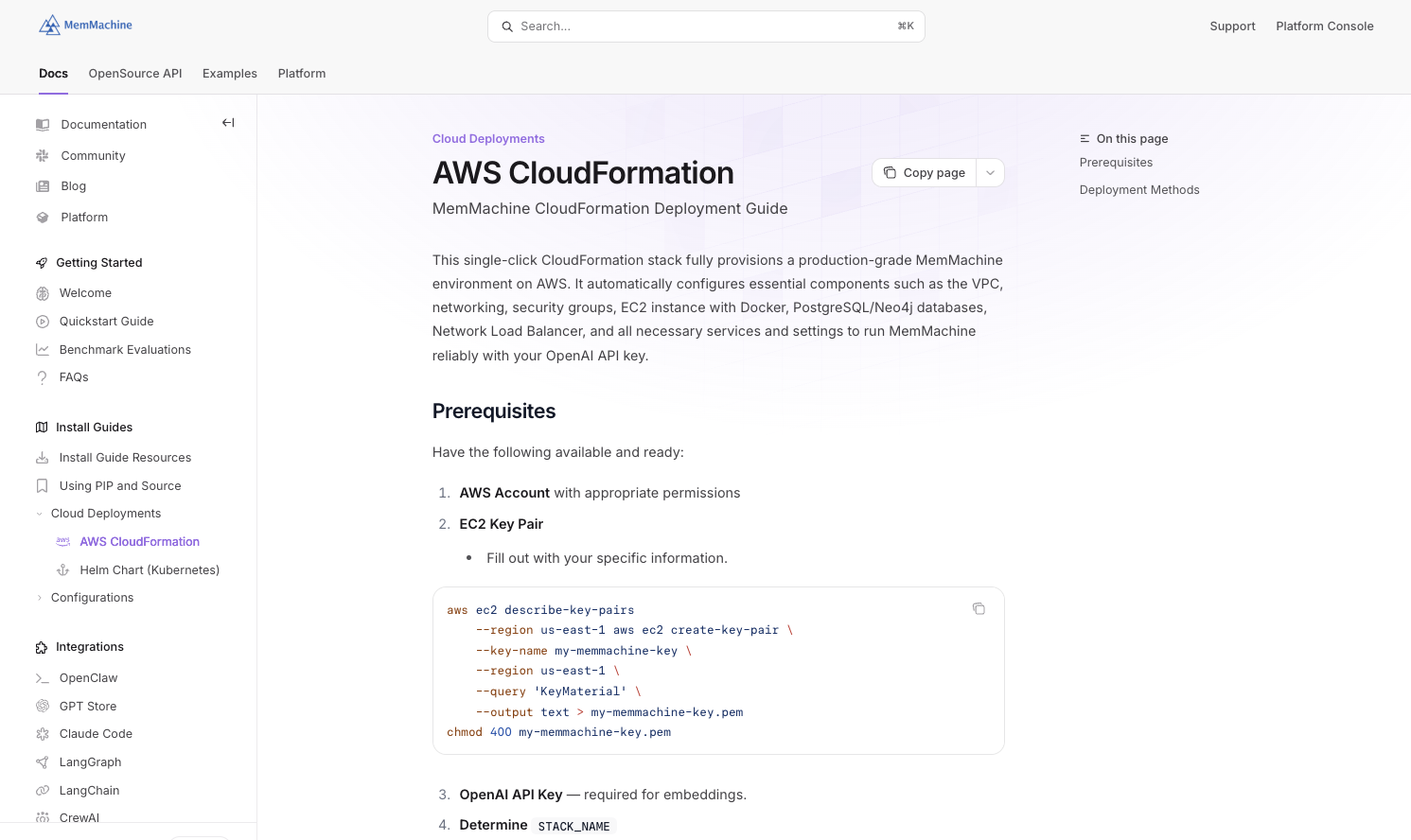 Example page showing what the site looks like in light mode.