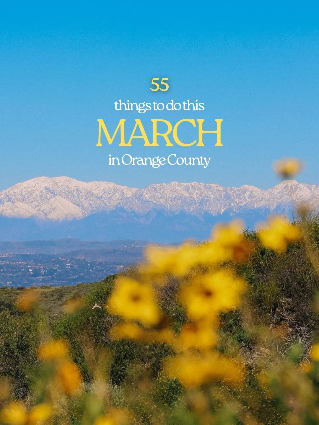 50+ things to do in Orange County this February! Sign up for my newsletter to get a monthly Orange County events roundup sent straight to your inbox so you won&rsquo;t miss out 💌 Full February list is live on the blog 🤍