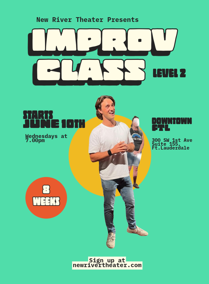 Improv Class: Level 2 - Wednesdays - Starts June 3rd