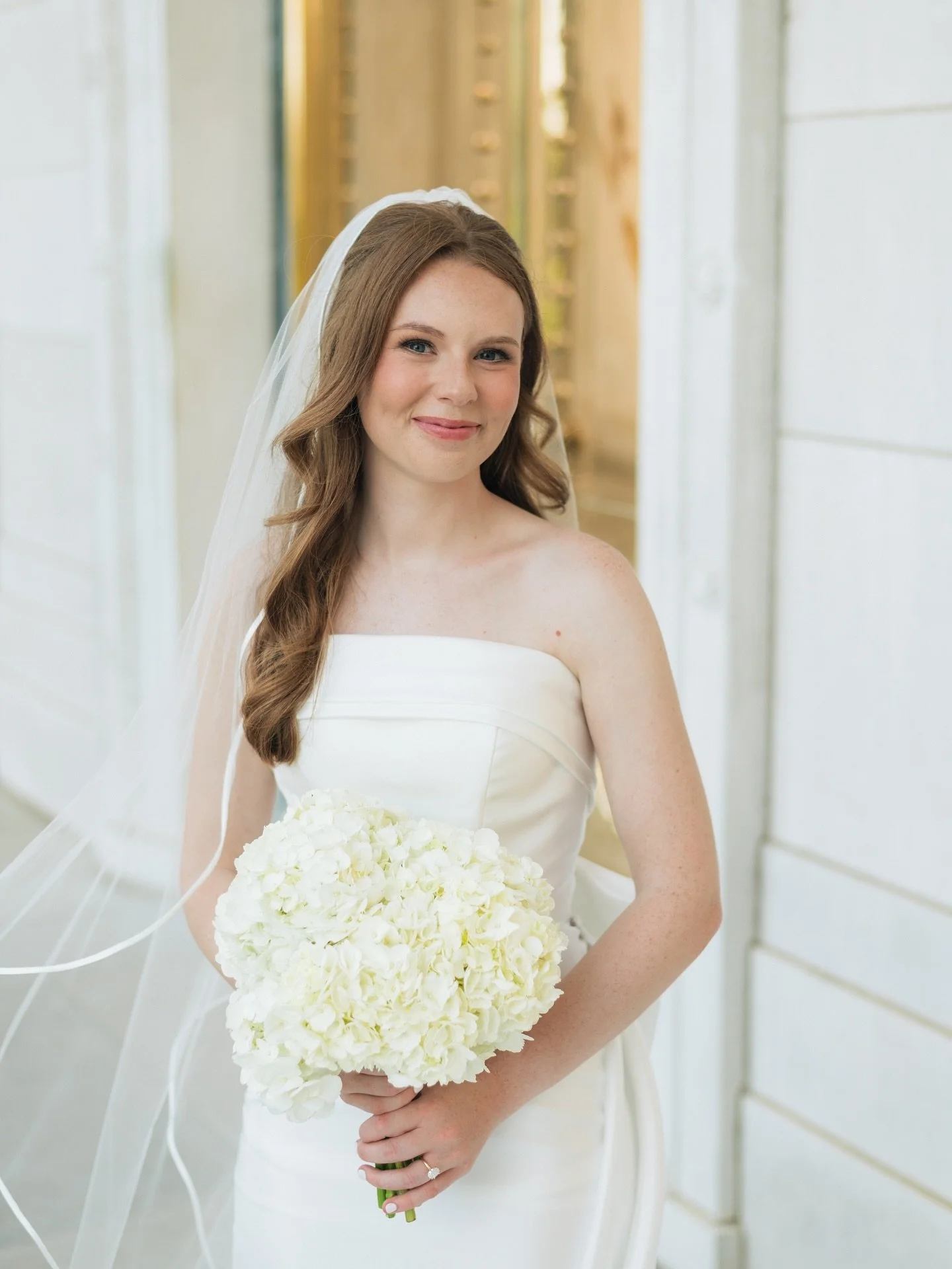 Congratulations, Grace! You are bridal perfection. The detachable train and bow added just the right touch of drama and playfulness&mdash;classic, chic, and fun all at once! 🎉💍 Thank you for trusting us with your bridal vision. We&rsquo;re so thril