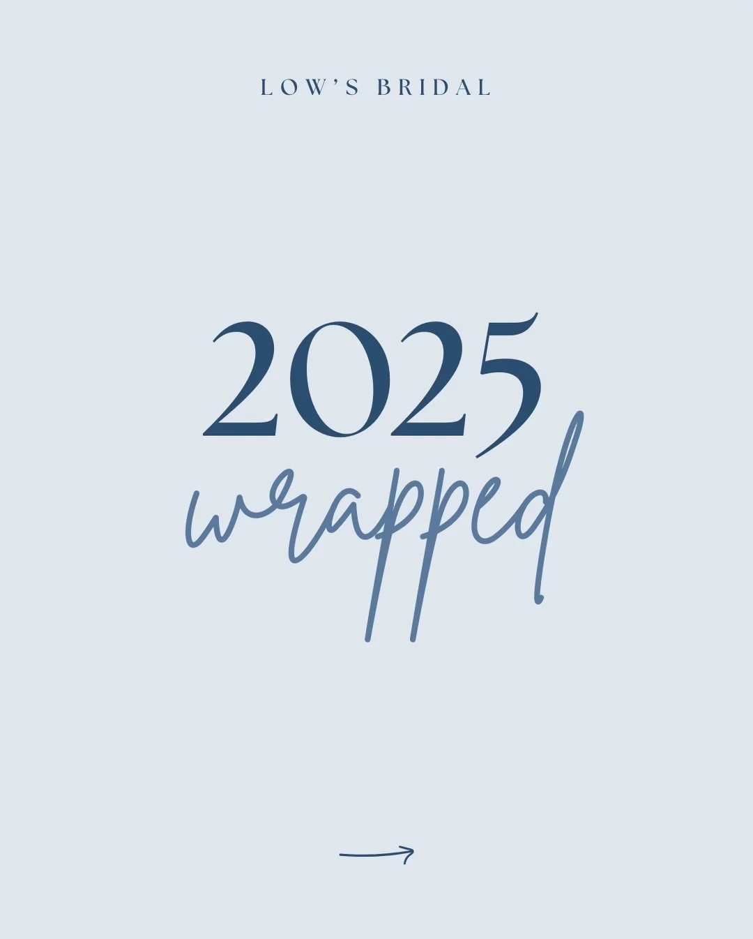 That&rsquo;s a wrap on 2025! ✨ What a year filled with &ldquo;yes!&rdquo; moments, happy tears, and so much bridal beauty. We&rsquo;re endlessly grateful for every bride and their families who walked through our doors &mdash; you made this year unfor