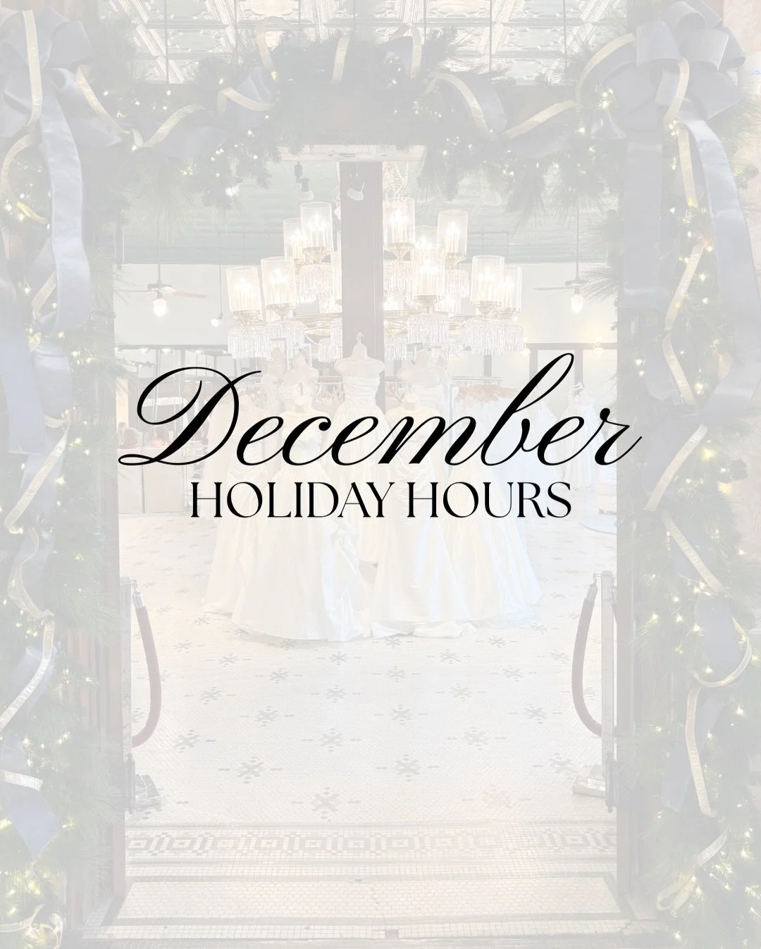 Wishing you a magical holiday season filled with warmth, joy and love! Our staff will be taking a few days off to spend with our families. Happy Holidays! 🤍⁠❄️❄️❄️⁠
⁠
Keep these dates in mind as you schedule your appointment. Our staff will be takin