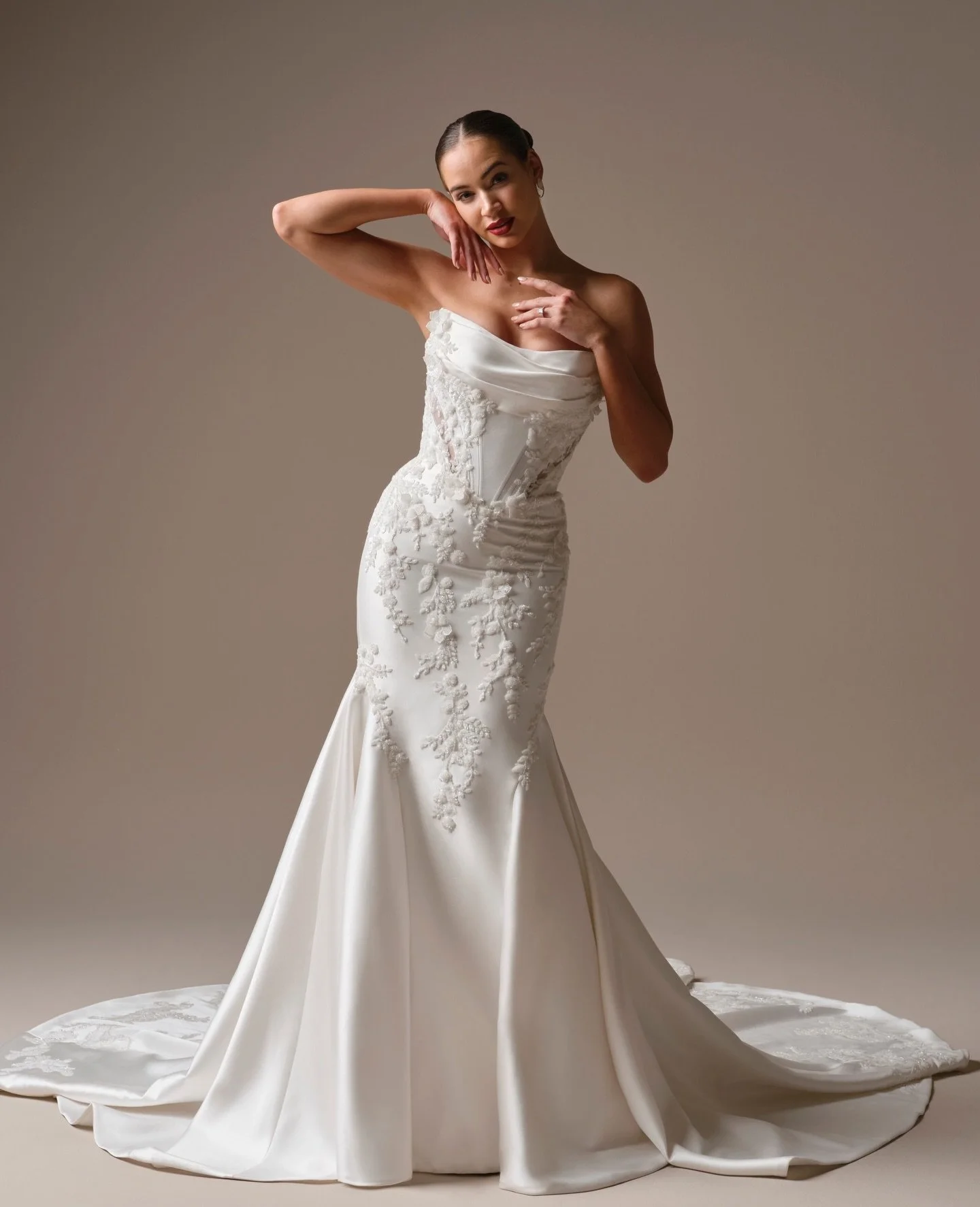 &mdash;Basque Waist&mdash;⁠
Far from a passing trend, the basque waist channels vintage ballgown romance for lasting allure. It flatters every body type while feeling effortlessly modern.⁠
⁠
We can&rsquo;t wait to help you find &ldquo;the one&rdquo;⁠