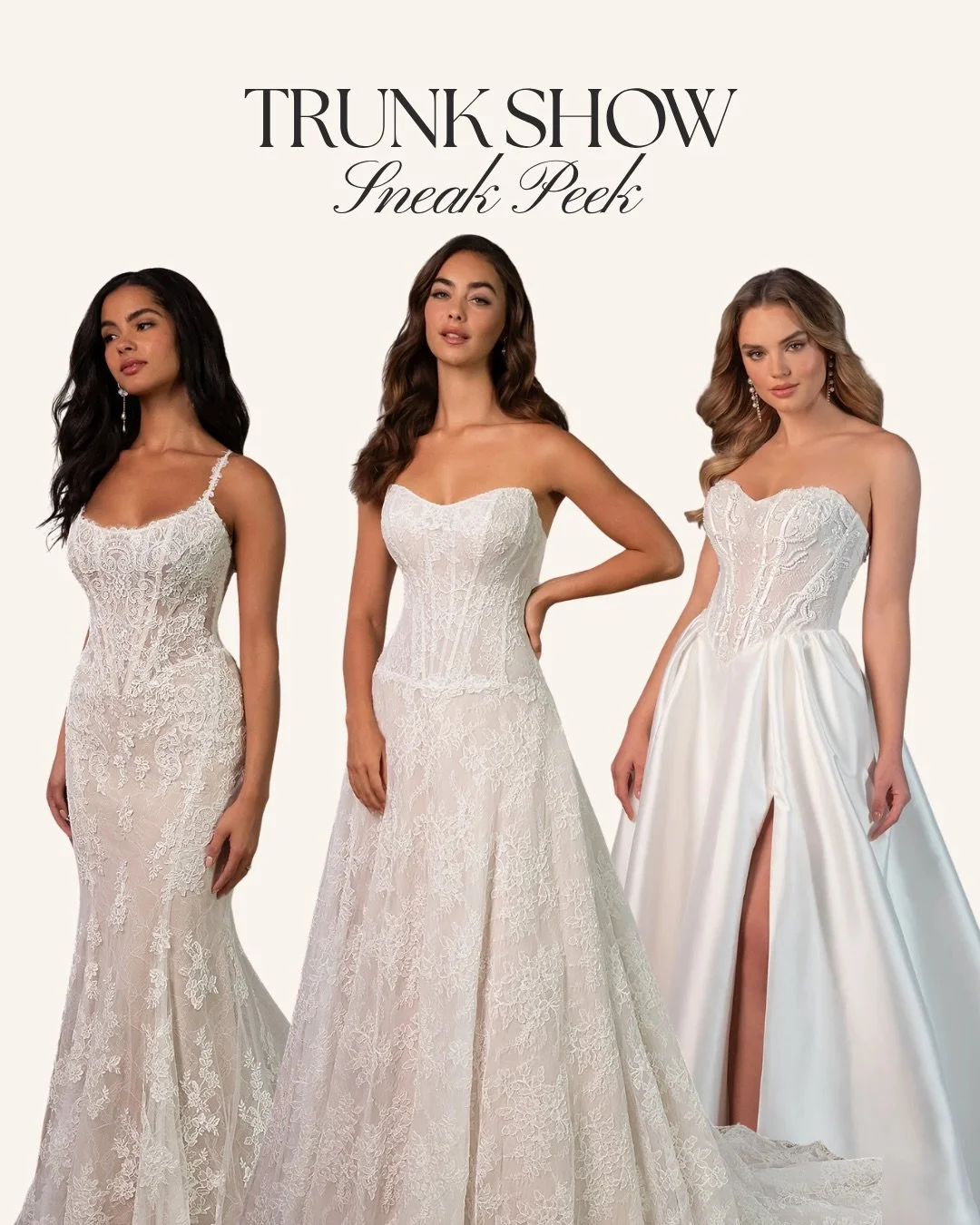 ✨Sneak Peek 👀 ✨

There&rsquo;s still time to book your @essenseofaustralia trunk show appointment at Low&rsquo;s Bridal. You don&rsquo;t want to miss the 2026 collection! ✨🤍👰&zwj;♀️

Trunk Show 📆 March 20-28
Call 📞 870-734-3244
Request ✉️ lowsbr