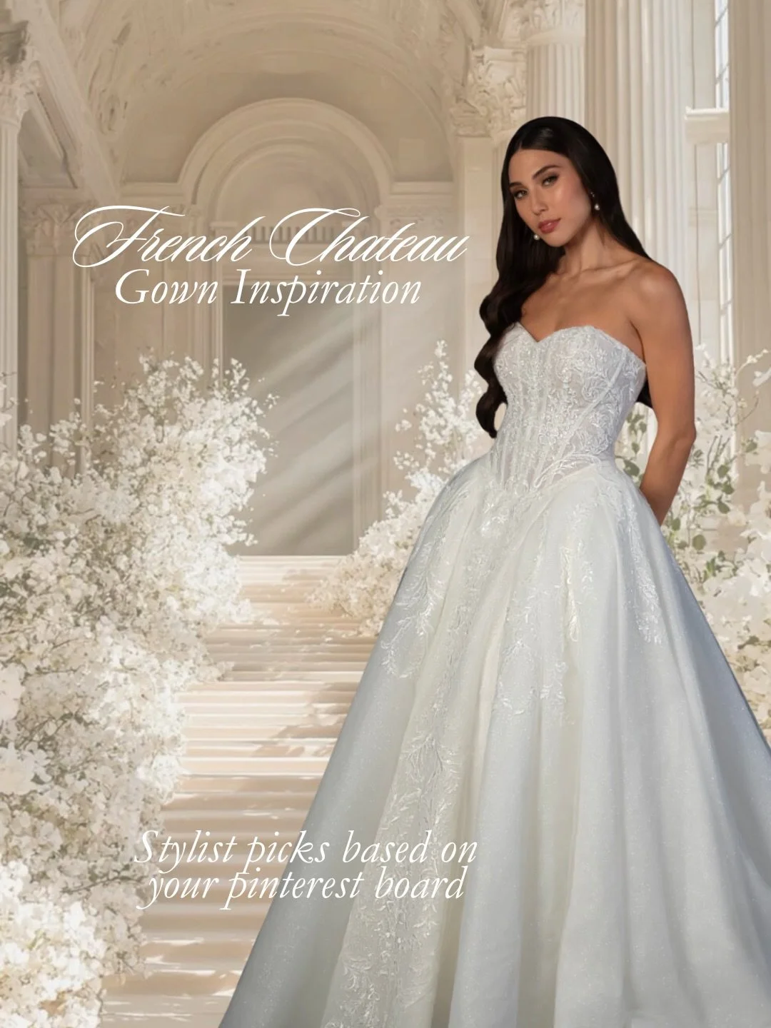 From cobblestone courtyards to candlelit soir&eacute;es&mdash;these  are the gowns our stylists would choose for brides who adore French romance and fairytale grandeur. 🇫🇷🥂✨ Add these to your Pinterest board now! 

Ready to say &ldquo;OUI&rdquo; t