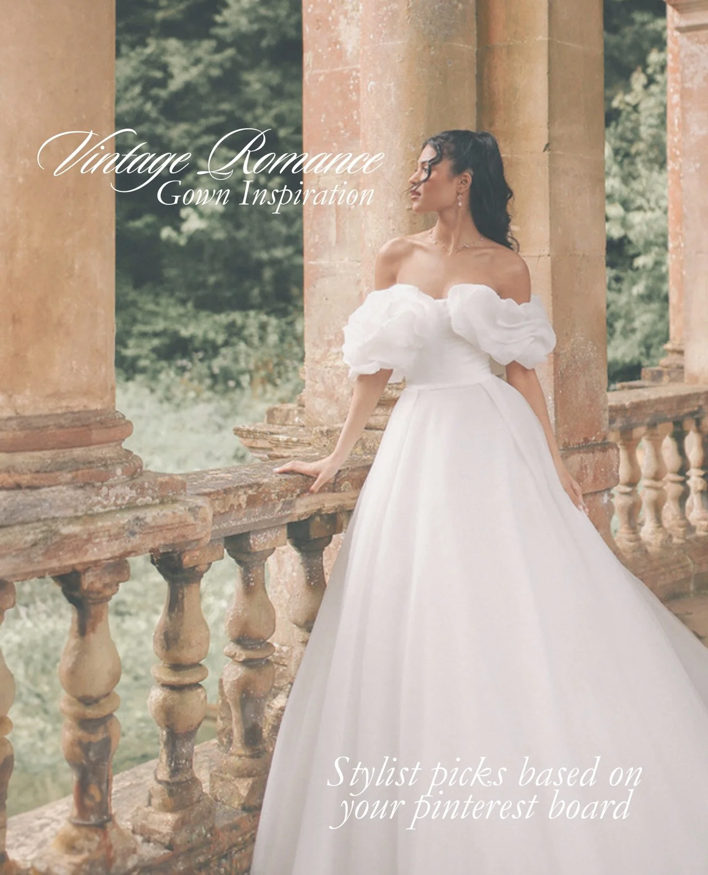 If the vision for your wedding day is rooted in vintage romance and an old money ambience, you&rsquo;ve found your inspiration. We&rsquo;ve curated a stunning selection of @allurebridals, @justinalexandersignature, @justinalexanderadore, and @maggies