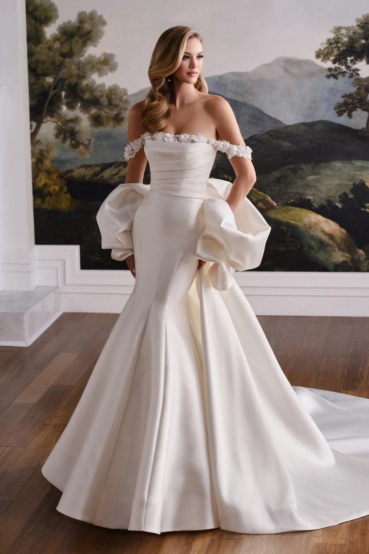 Lavinia Rouched Wedding Dress