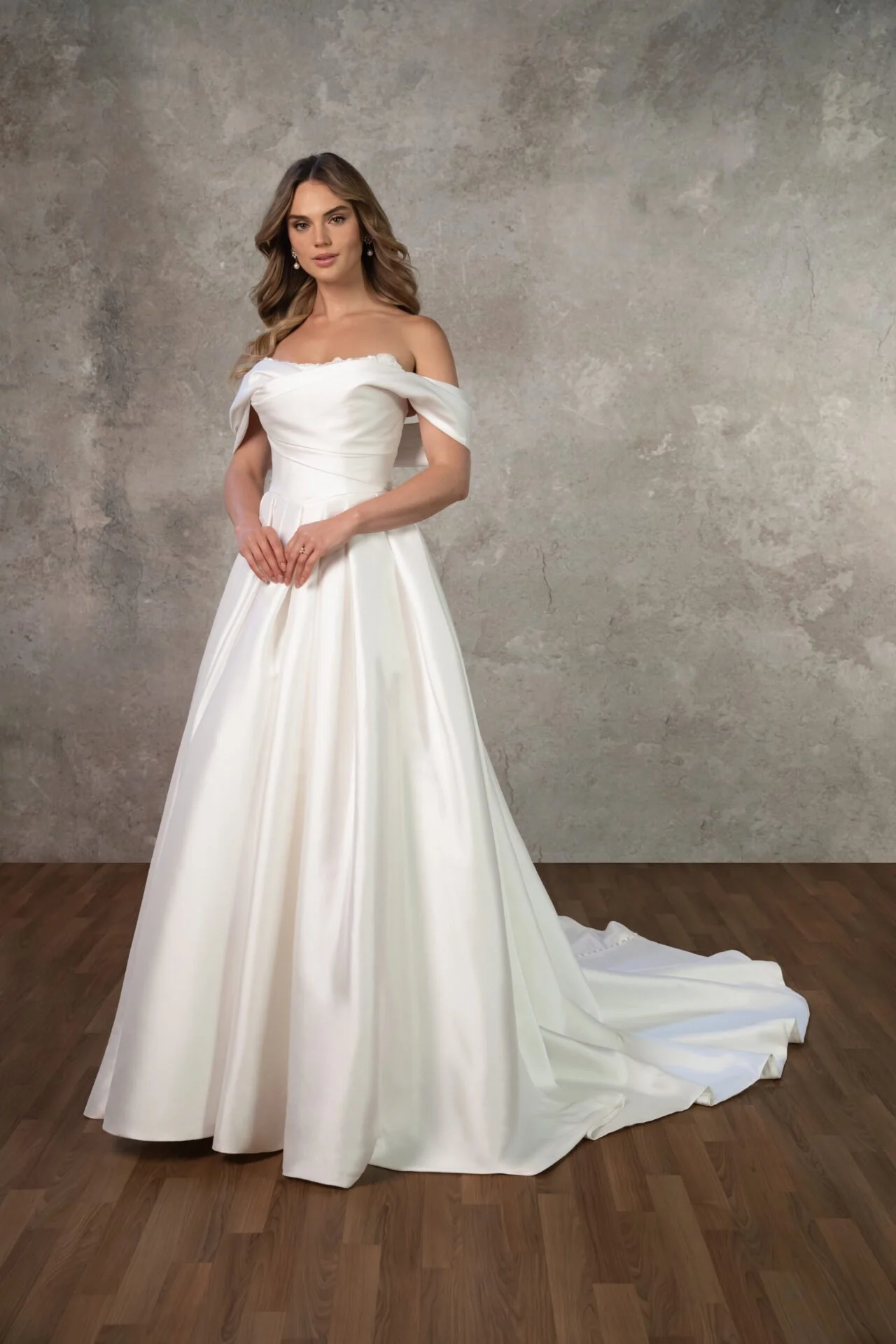 off the shoulder simple elegant
